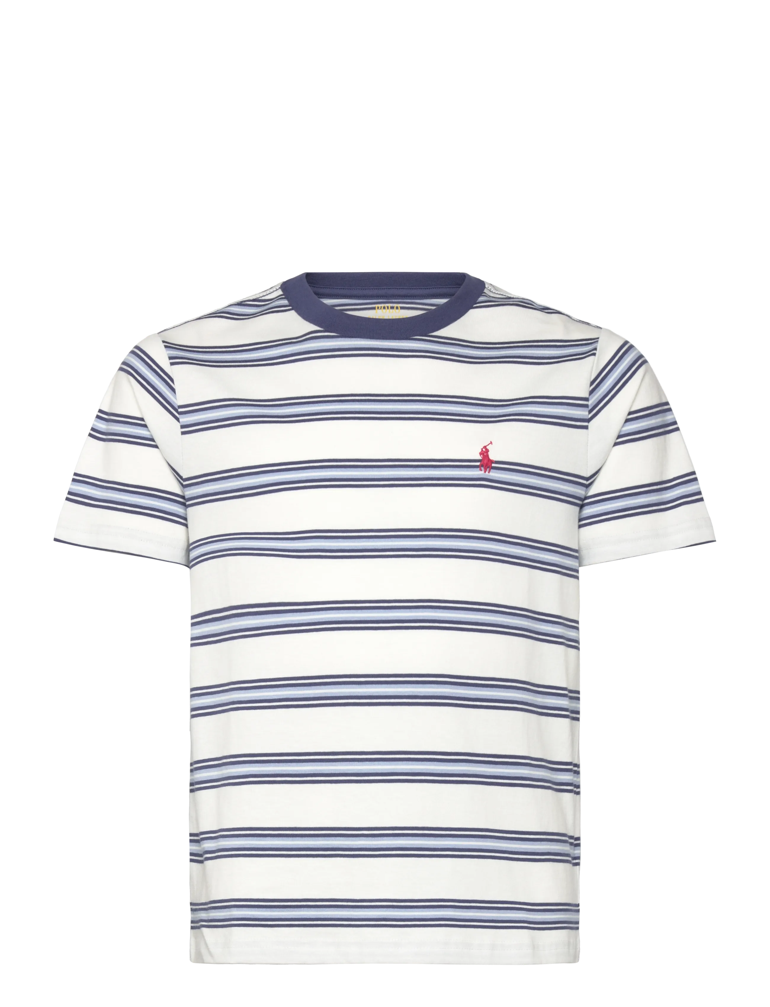 Ralph Lauren Kids 26/1 JERSEY-KNT-T-SHIRT - Polo Ralph Lauren - DECKWASH WHITE MU / white
