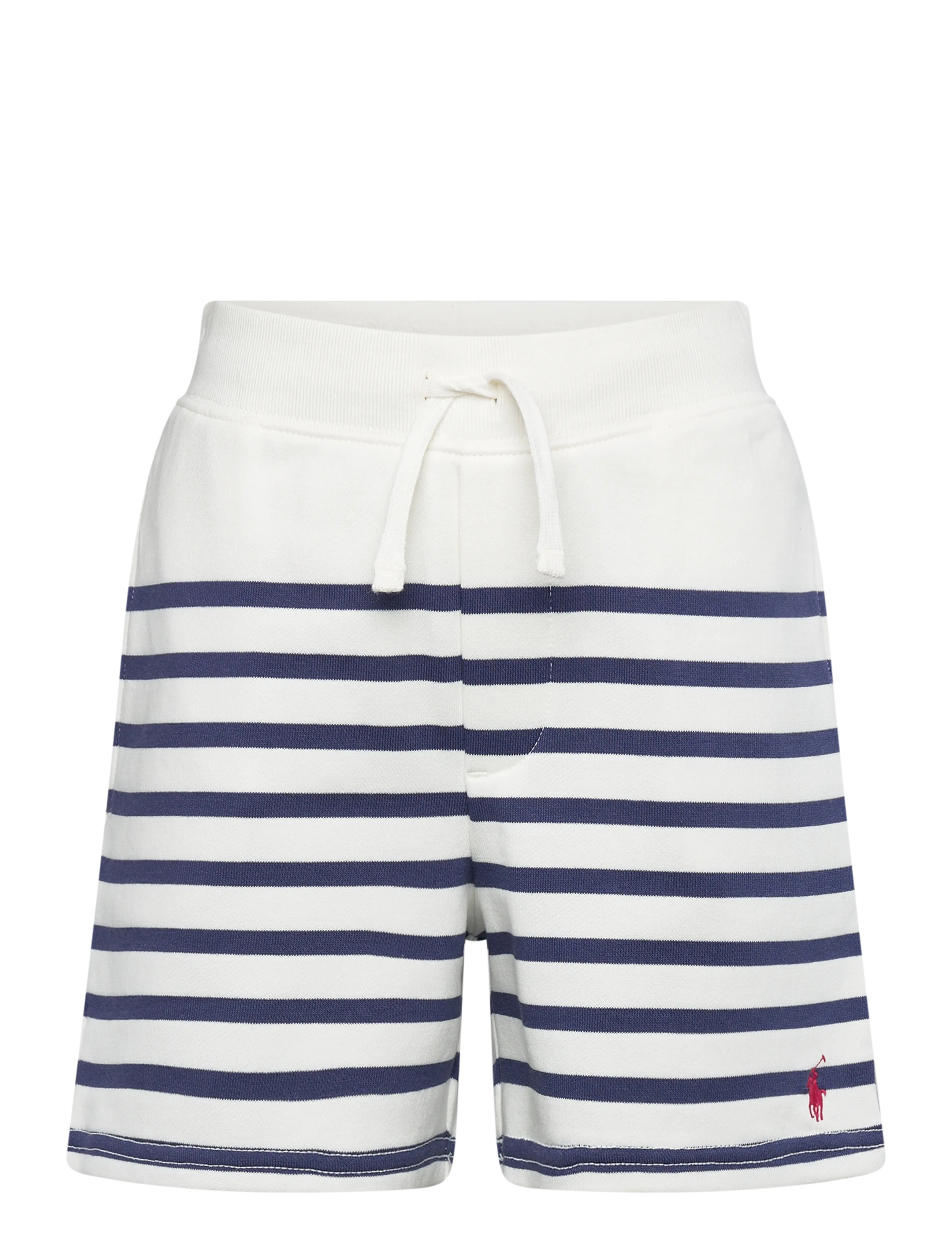 Ralph Lauren Kids Striped French Terry Short - Underdele - DECKWASH WHITE/LI / navy