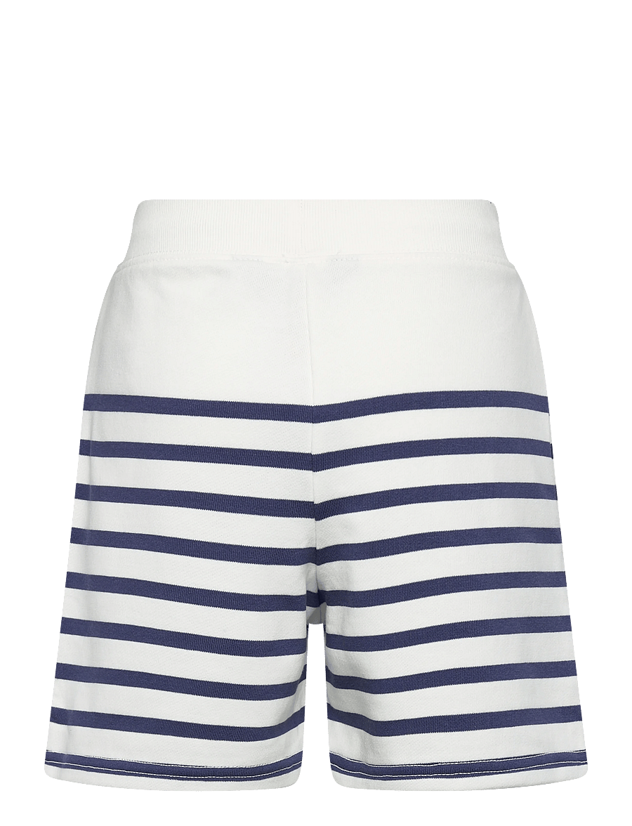Ralph Lauren Kids - Striped French Terry Short - sweatshorts - deckwash white/li - 2