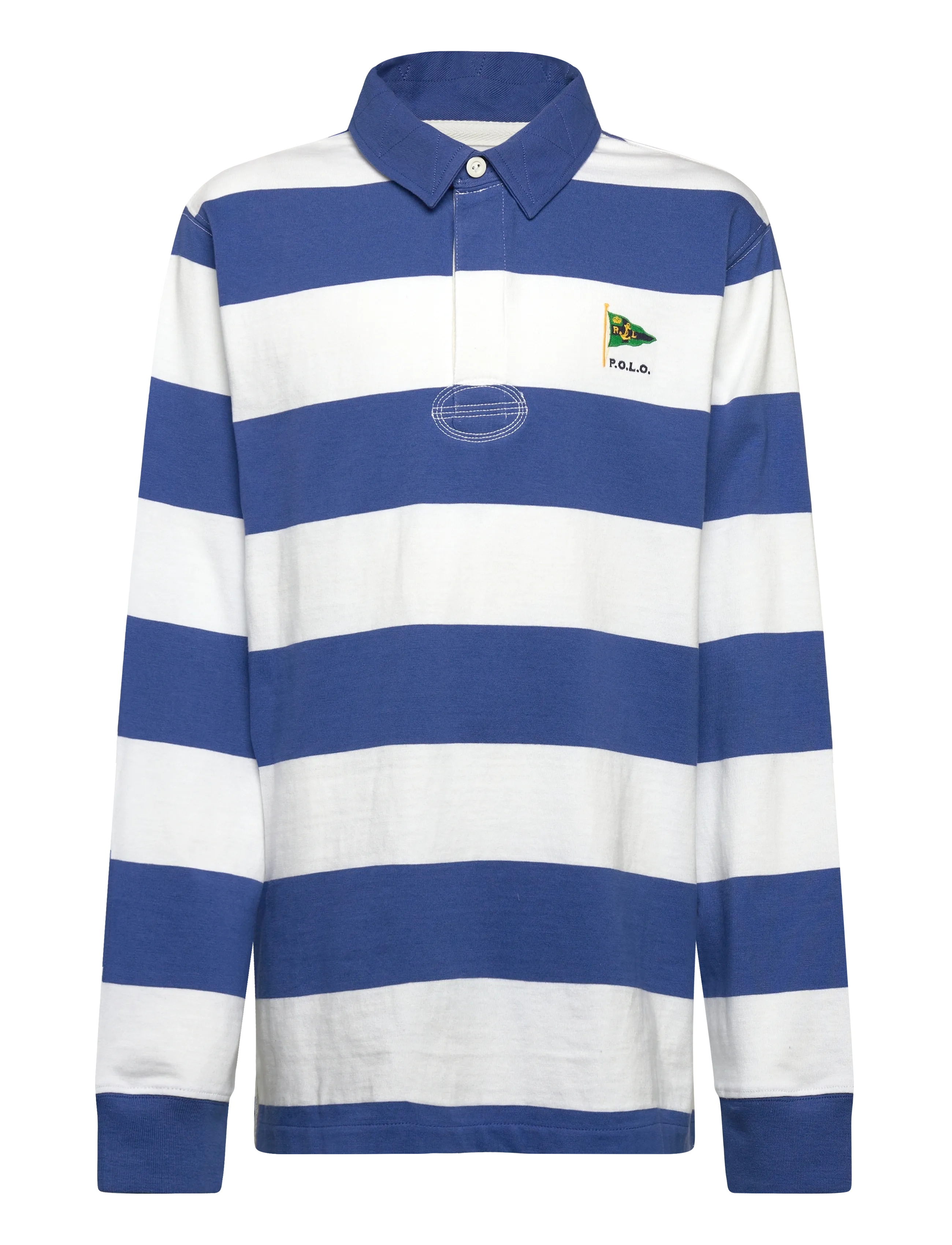 Ralph Lauren Kids The Iconic Rugby Shirt - Shop by age - LIBERTY/WHITE / blue
