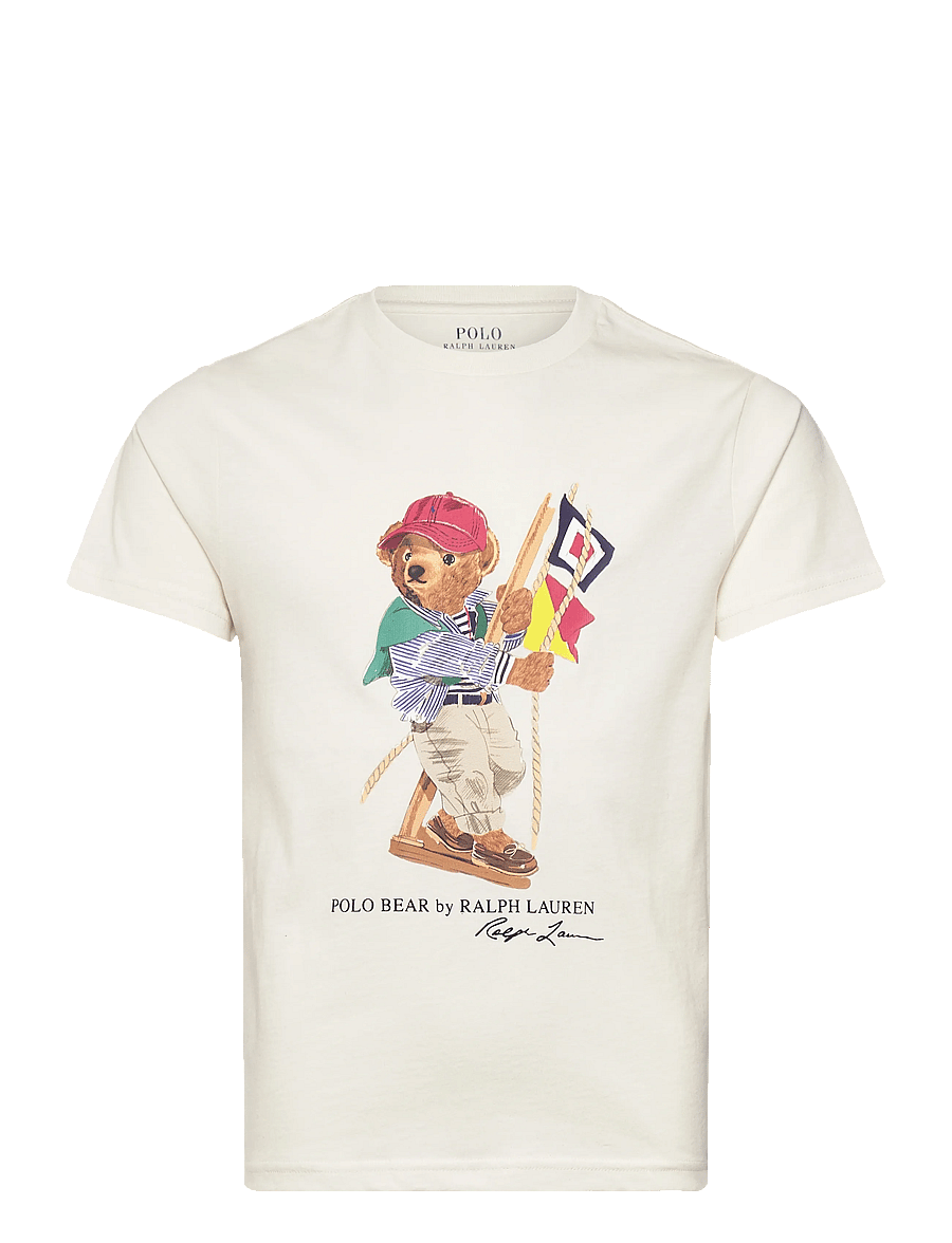 Ralph Lauren Kids - 26/1 JERSEY-KNT-T-SHIRT - korte mouwen - sp26 bear deckwas - 0