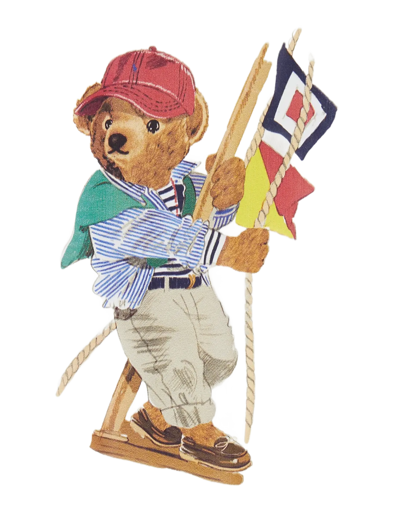 Ralph Lauren Kids - 26/1 JERSEY-KNT-T-SHIRT - kurzärmelige - sp26 bear deckwas - 2