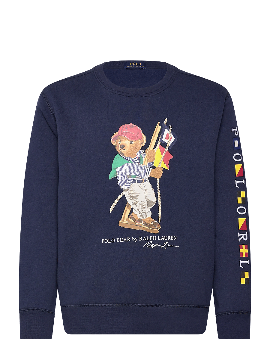 Ralph Lauren Kids - Polo Bear Fleece Sweatshirt - sweatshirts - sp26 bear newport - 0