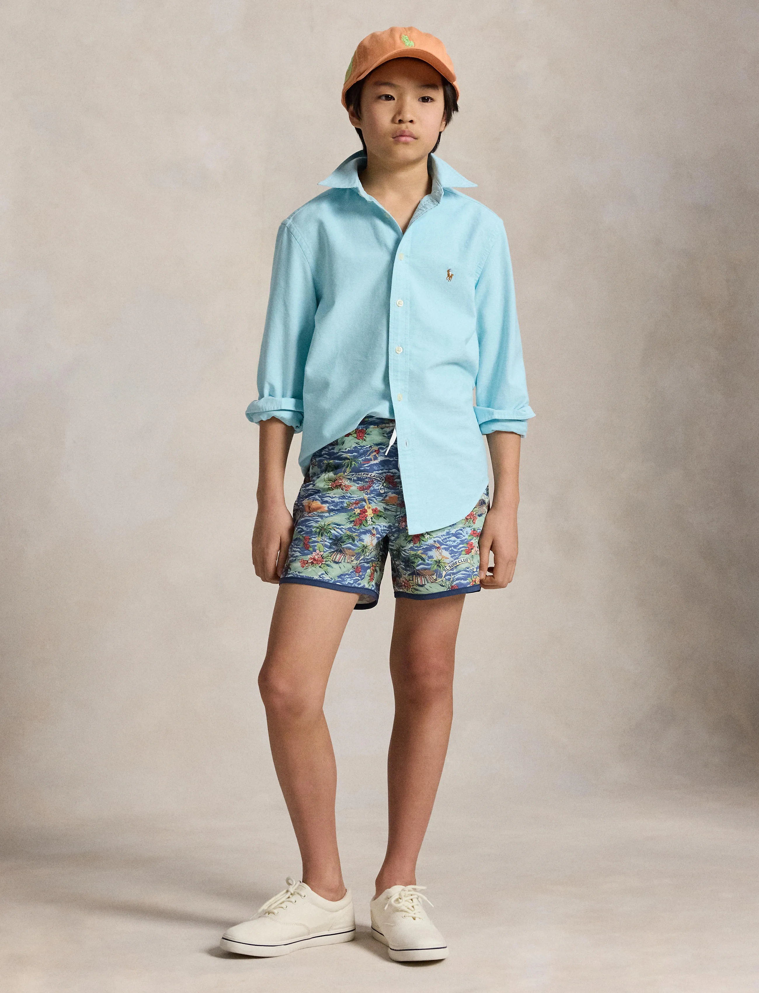 Ralph Lauren Kids The Iconic Oxford Shirt - Pitkähihaiset kauluspaidat - BSR AGEAN BLUE / blue
