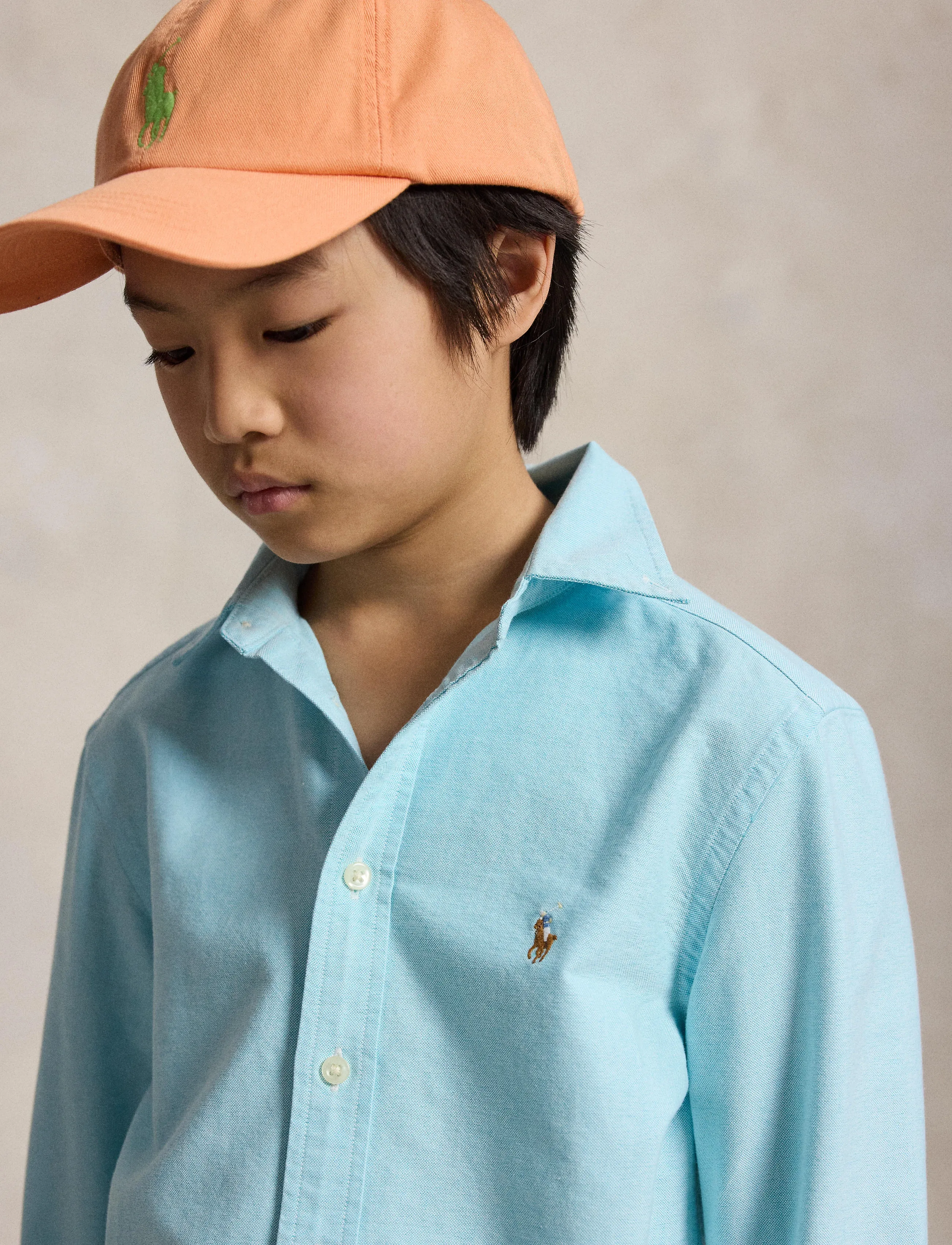 Ralph Lauren Kids - CLASSIC OXFORD-WVN-SHIRT - langærmede skjorter - bsr agean blue - 4