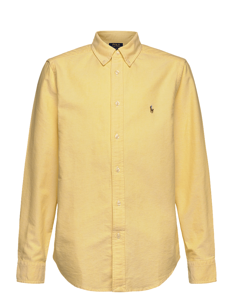 Ralph Lauren Kids - The Iconic Oxford Shirt - langärmlige hemden - bsr yellow - 0