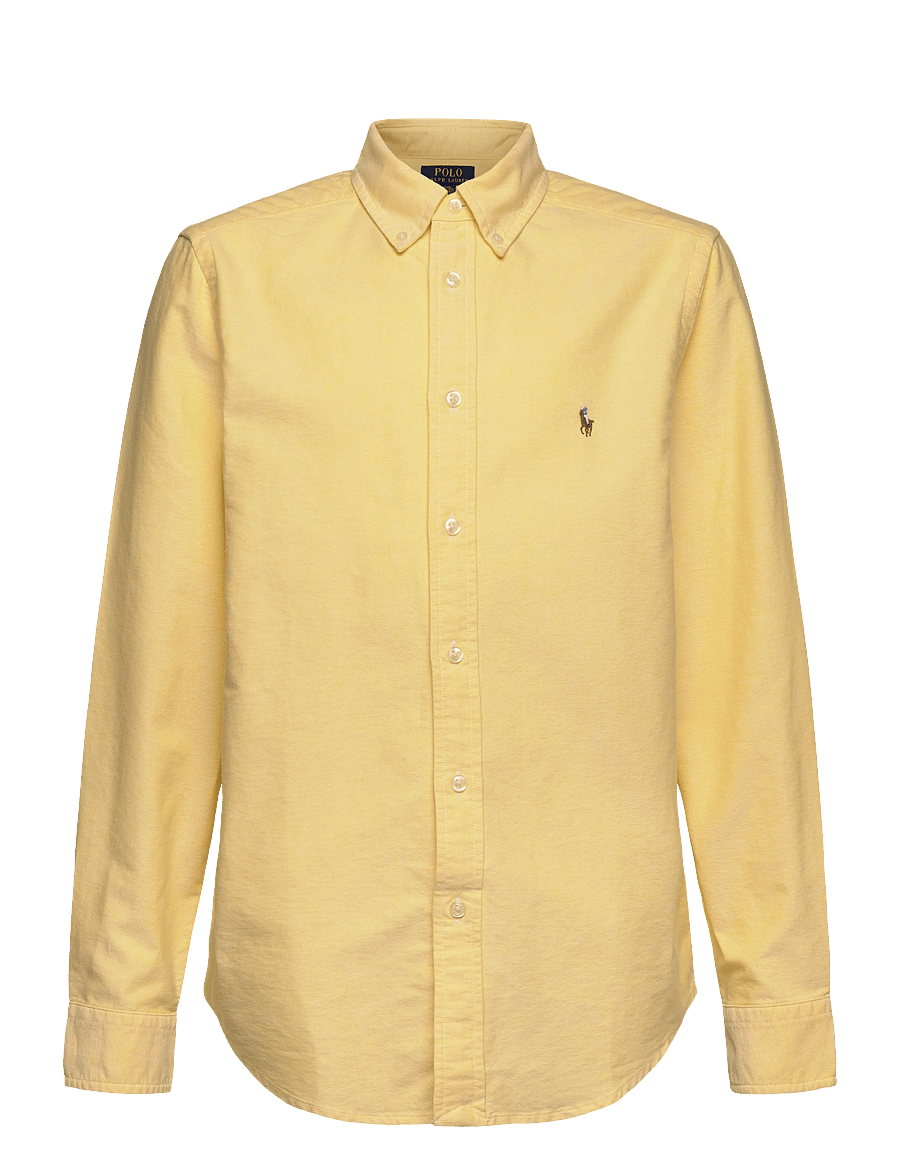 Ralph Lauren Kids - CLASSIC OXFORD-WVN-SHIRT - langærmede skjorter - bsr yellow - 0