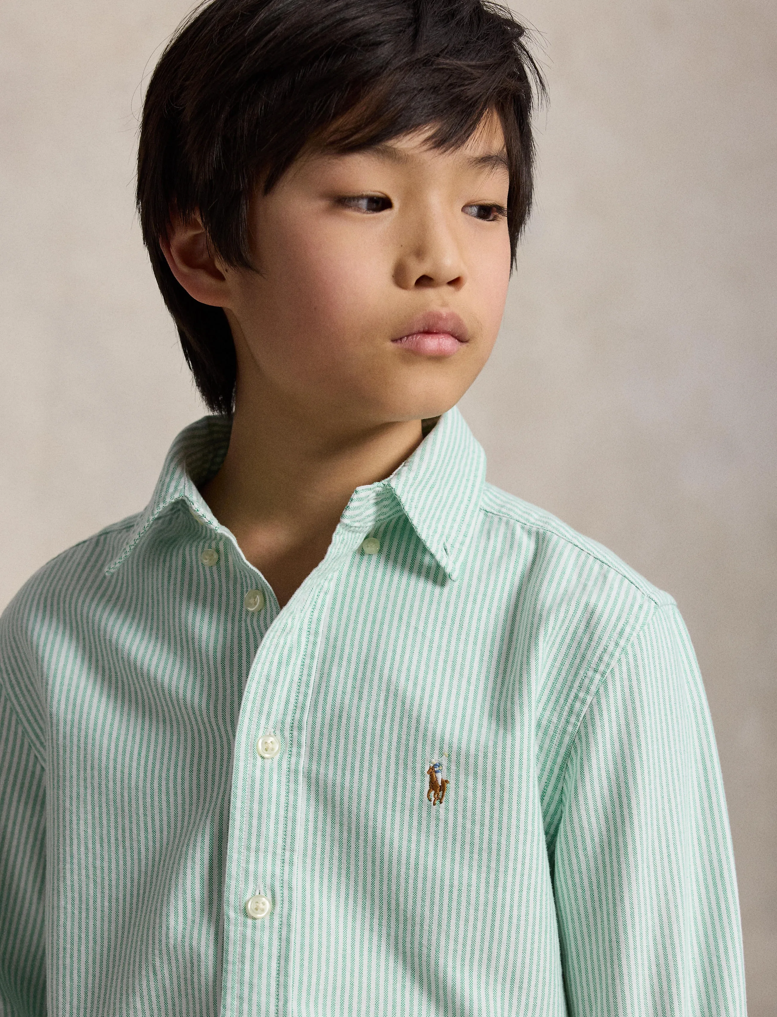 Ralph Lauren Kids - Classic Fit Striped Oxford Shirt - long-sleeved shirts - #6636f summer eme - 5