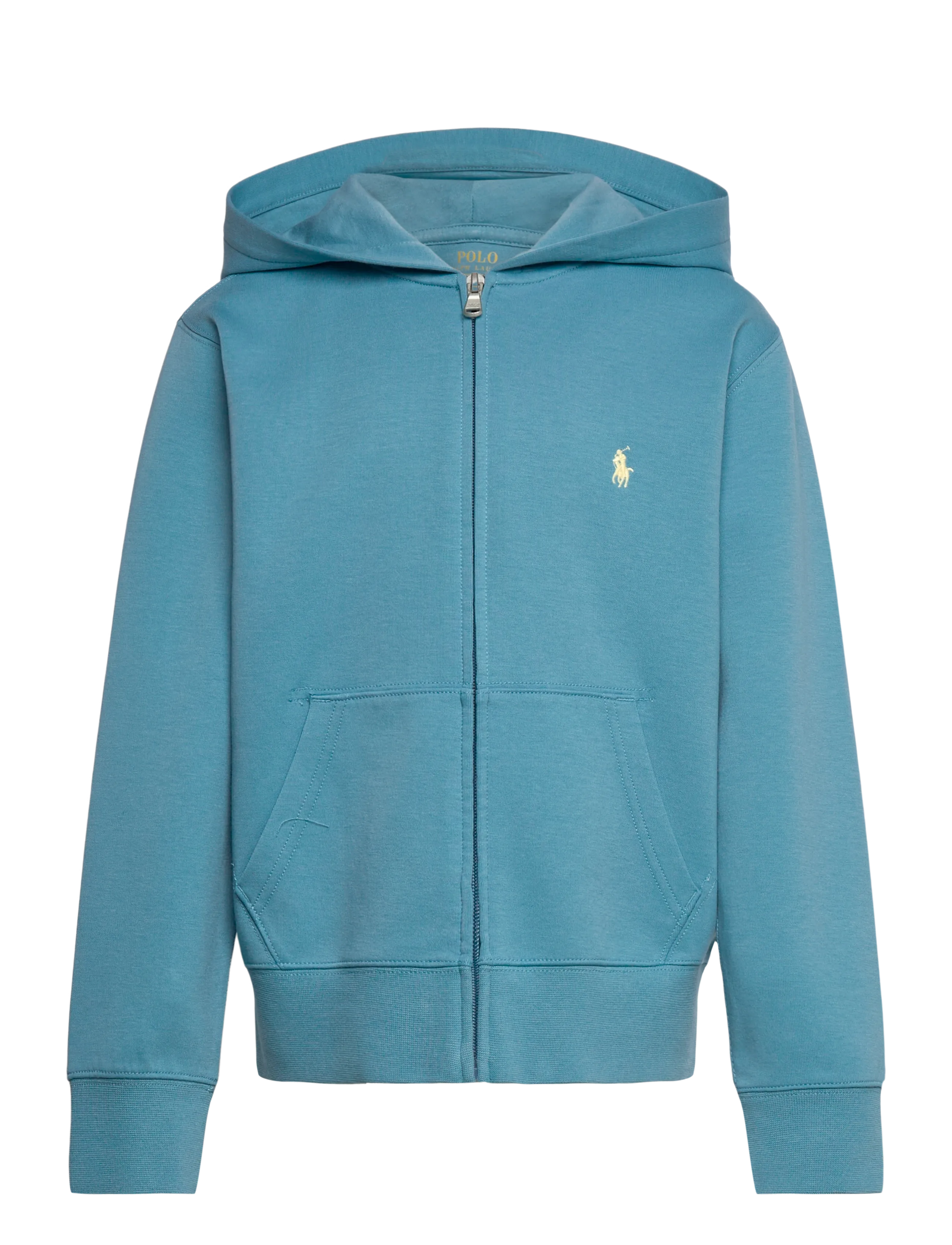 Ralph Lauren Kids Double-Knit Full-Zip Hoodie, 163-174, Sweatshirts & Hoodies, Blau - Kinder
