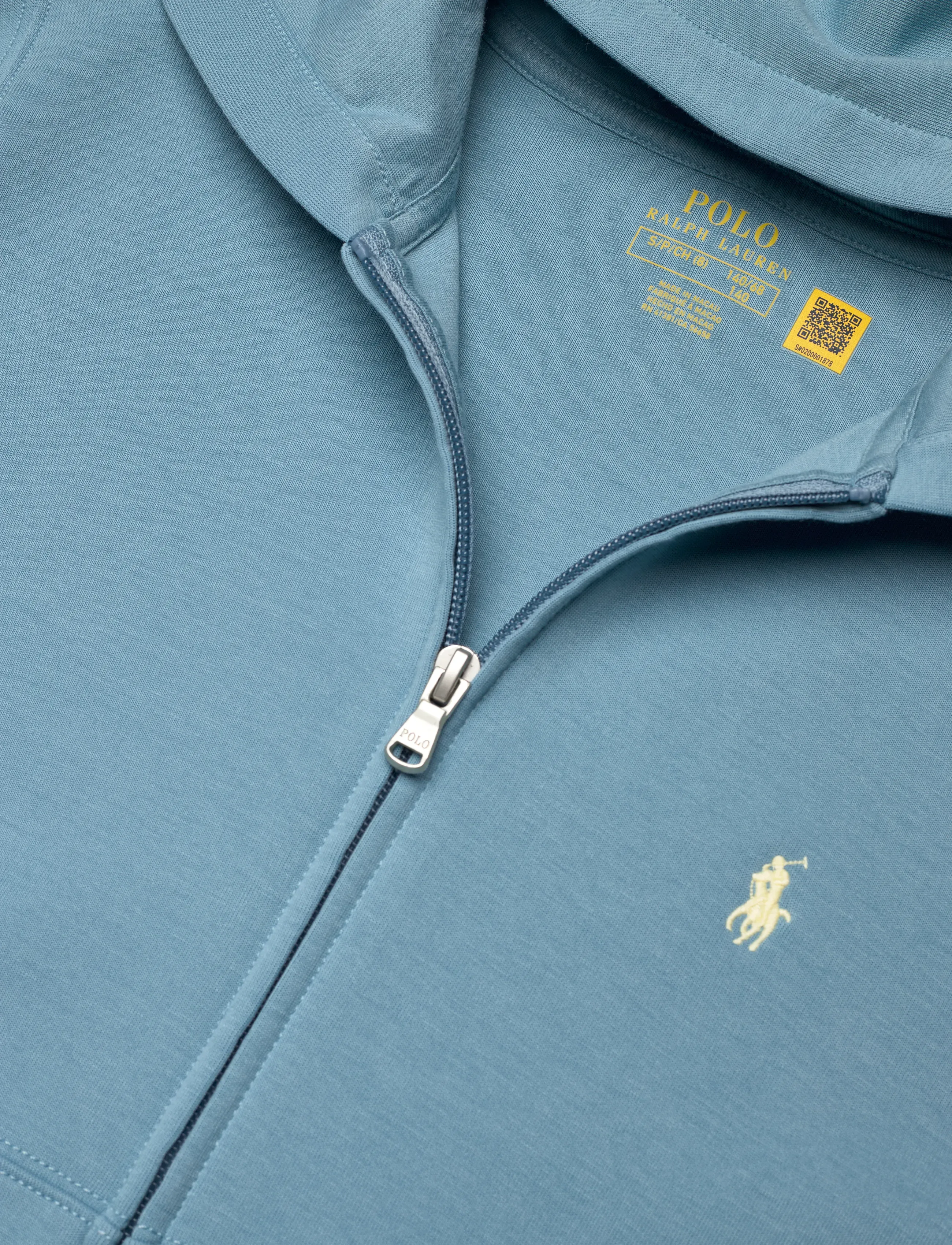 Ralph Lauren Kids - Double-Knit Full-Zip Hoodie - hættetrøjer - cassidy blue - 2