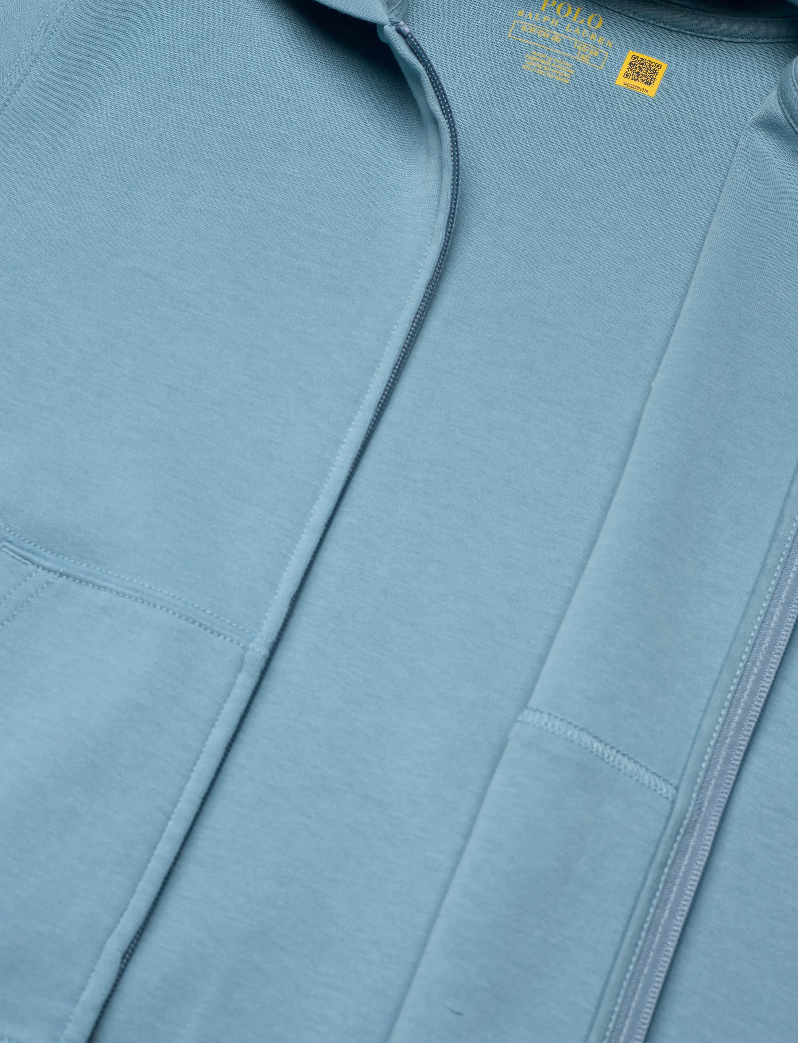Ralph Lauren Kids - Double-Knit Full-Zip Hoodie - hættetrøjer - cassidy blue - 4