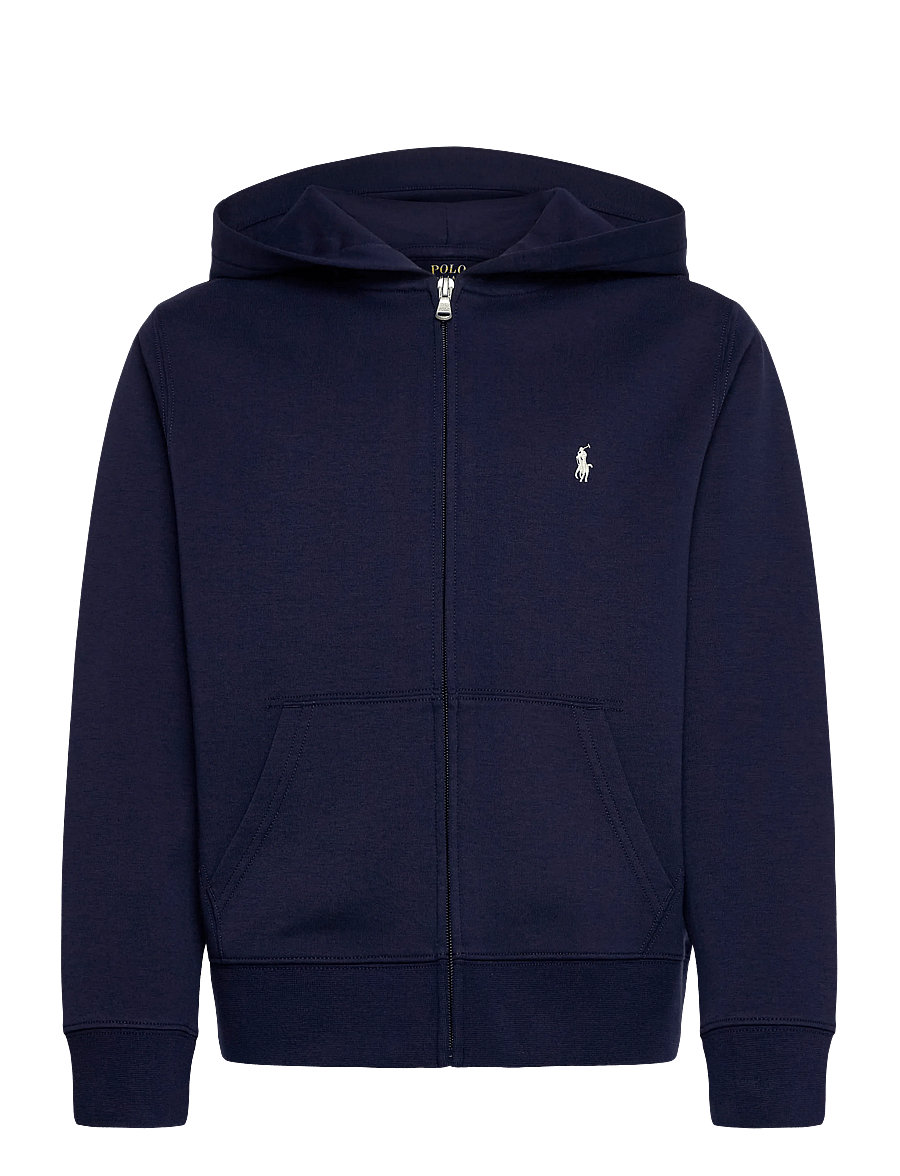 Ralph Lauren Kids - Double-Knit Full-Zip Hoodie - kapuutsiga dressipluusid - newport navy - 0