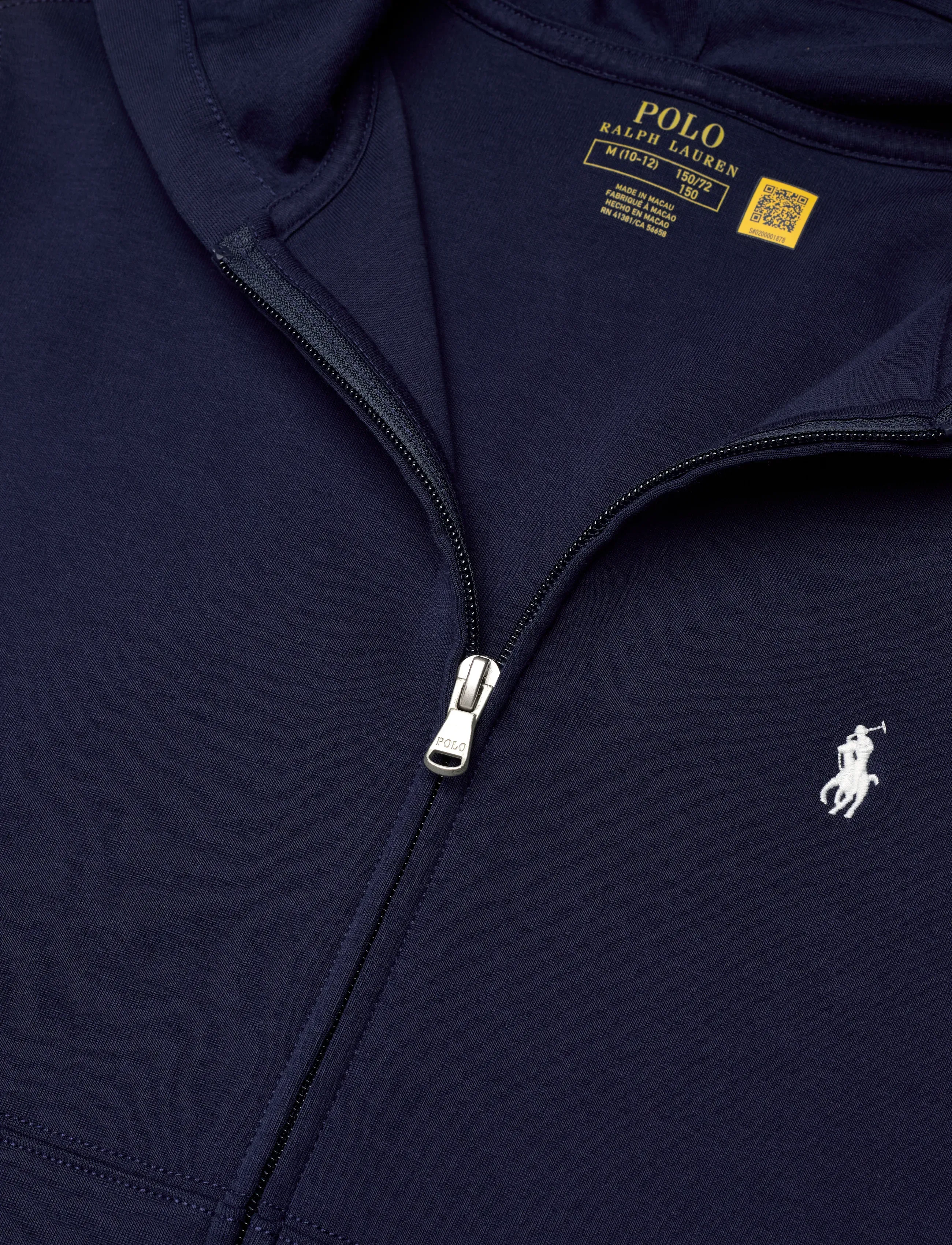 Ralph Lauren Kids - Double-Knit Full-Zip Hoodie - kapuutsiga dressipluusid - newport navy - 2