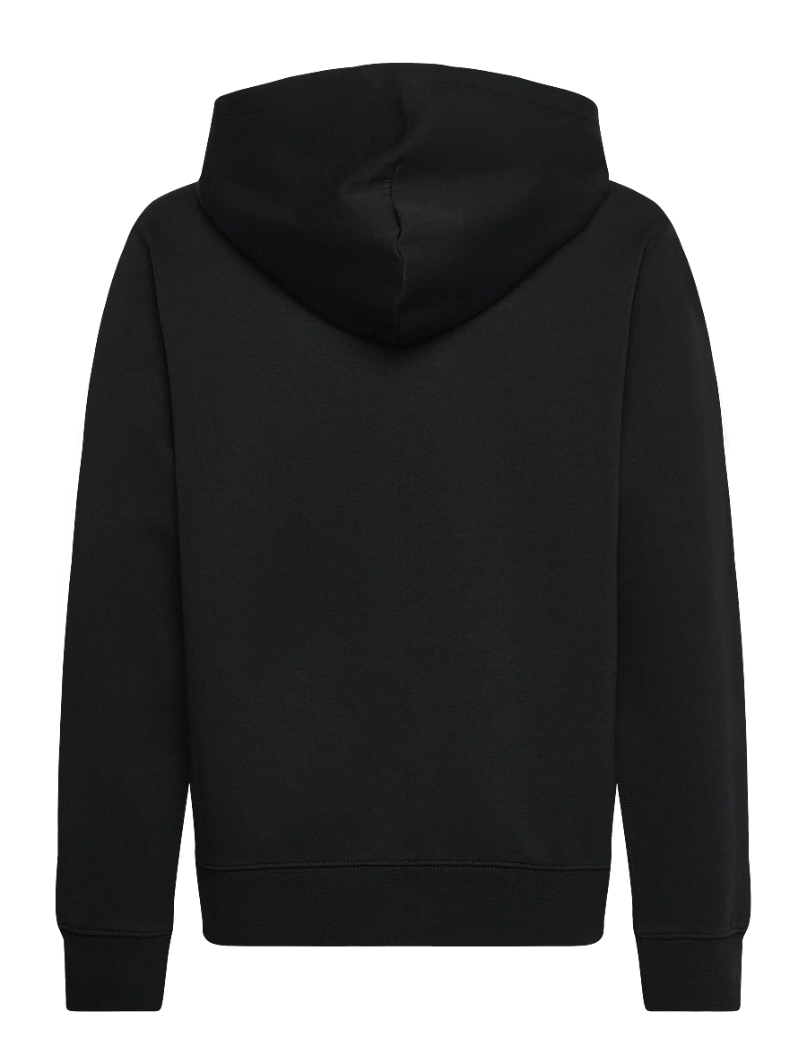 Ralph Lauren Kids - Double-Knit Full-Zip Hoodie - hættetrøjer - polo black - 1