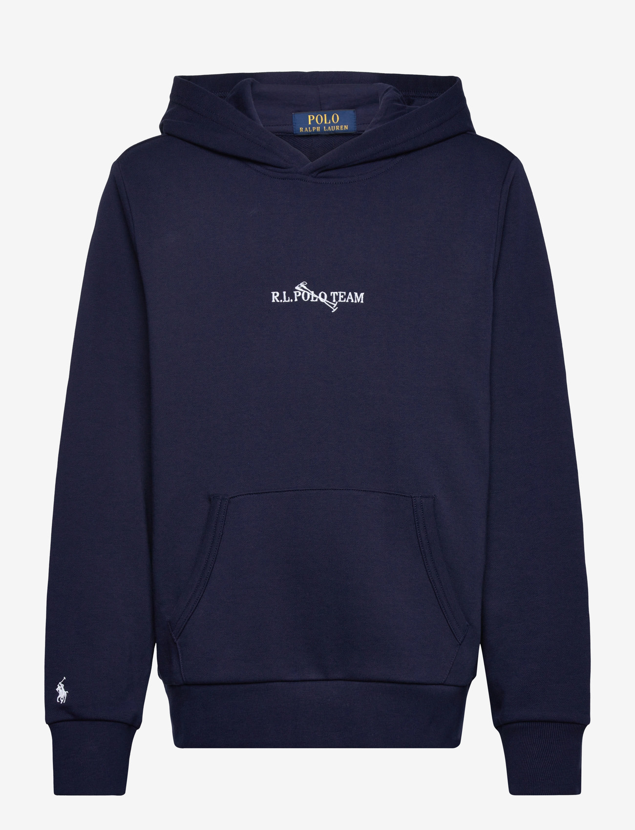 Ralph Lauren Kids - Polo Team French Terry Hoodie - huvtröjor - newport navy - 0
