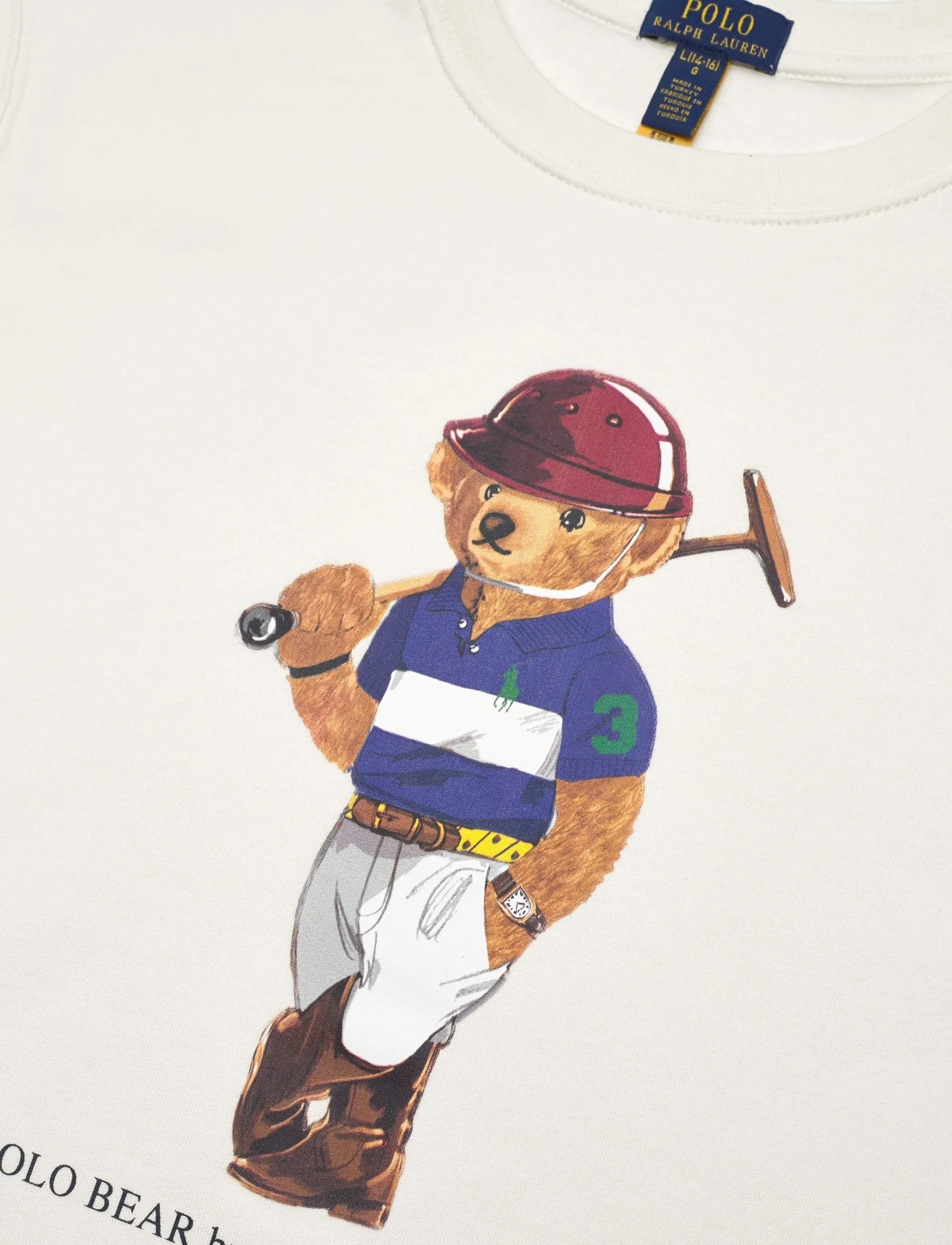 Ralph Lauren Kids - GRAPHIC FLEECE-KNT-SWEATSHIRT - sweatshirts - cr25 bear deckwas - 2