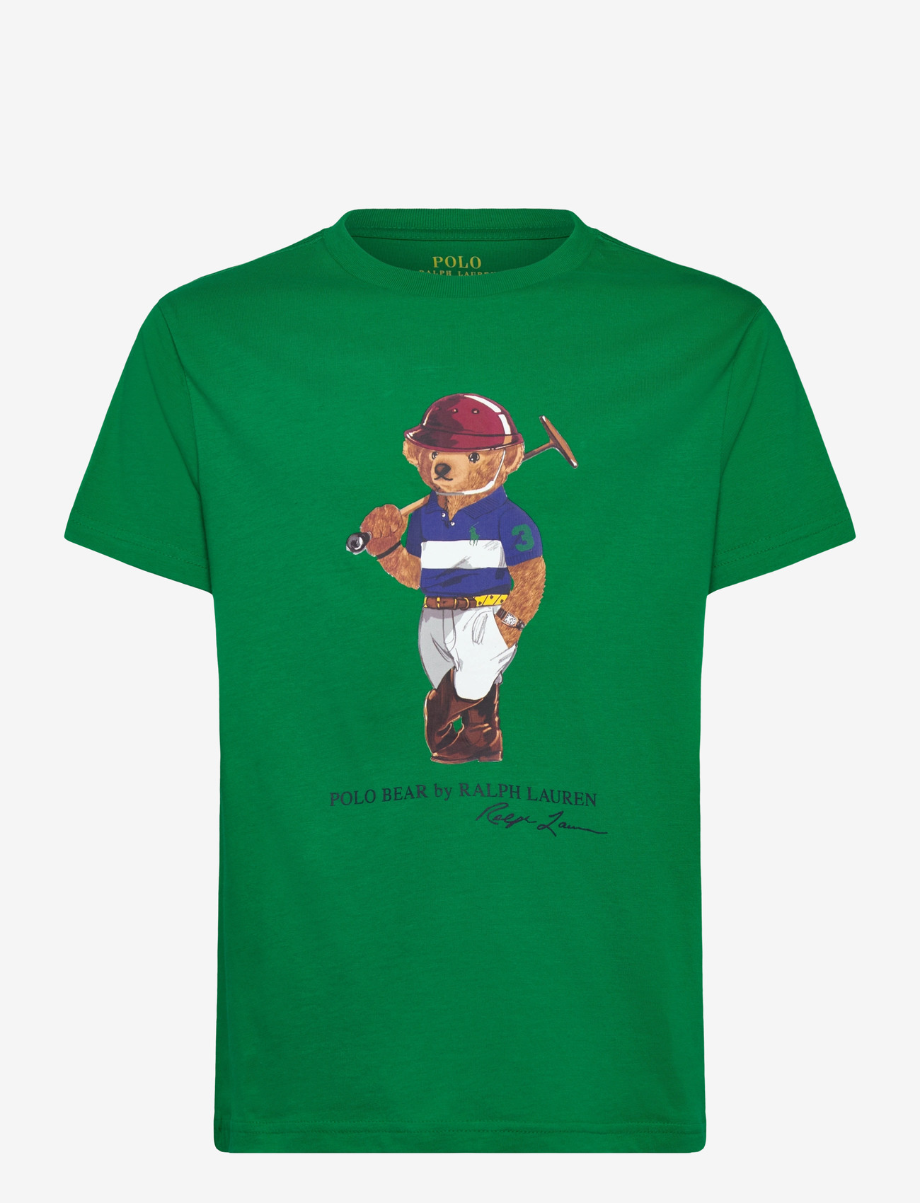 Ralph Lauren Kids - Polo Bear Cotton Jersey Tee - lühikeste varrukatega t-särgid - cr25 bear cruise - 0