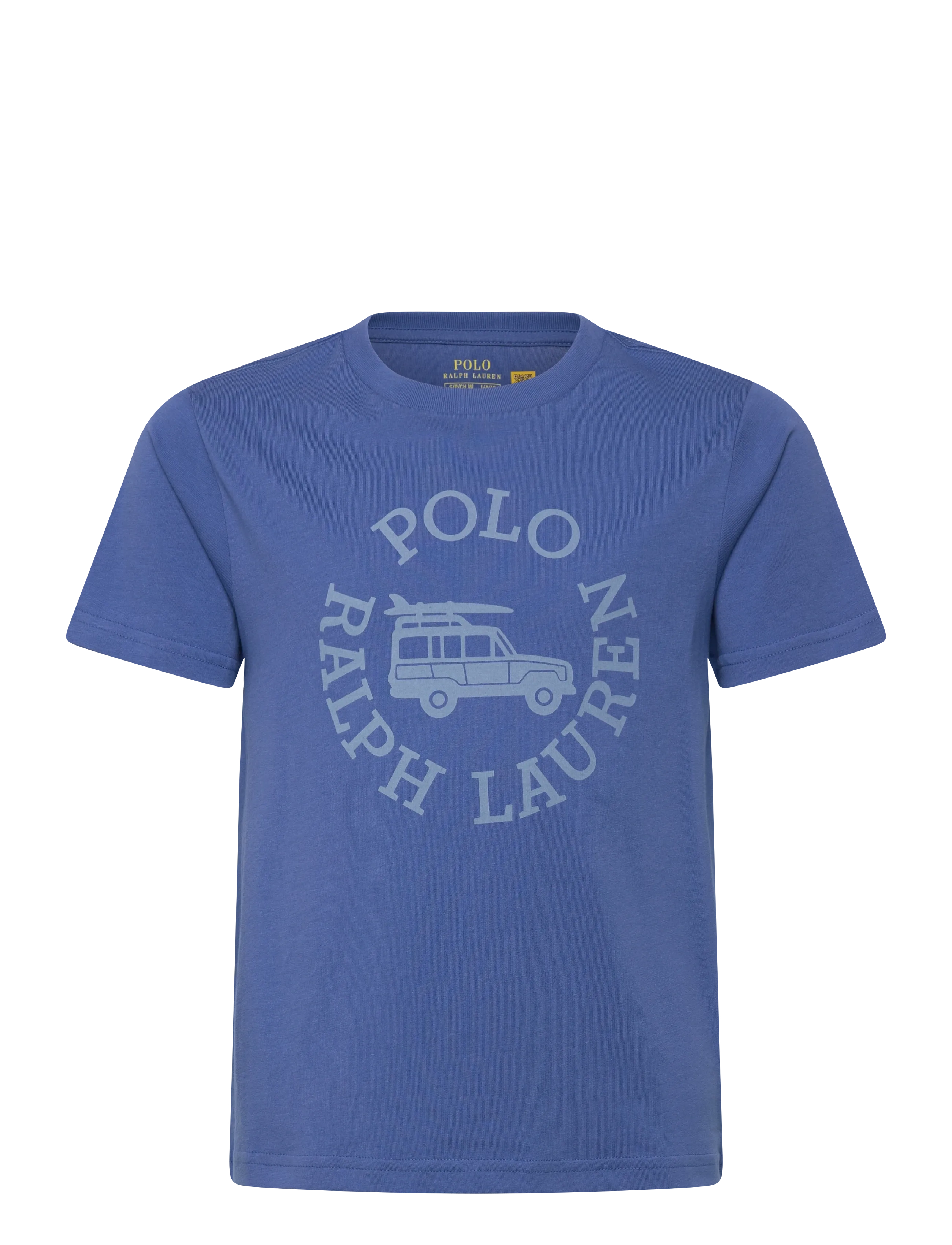 Ralph Lauren Kids Logo Cotton Jersey Tee - Riided - BAI BLUE / blue