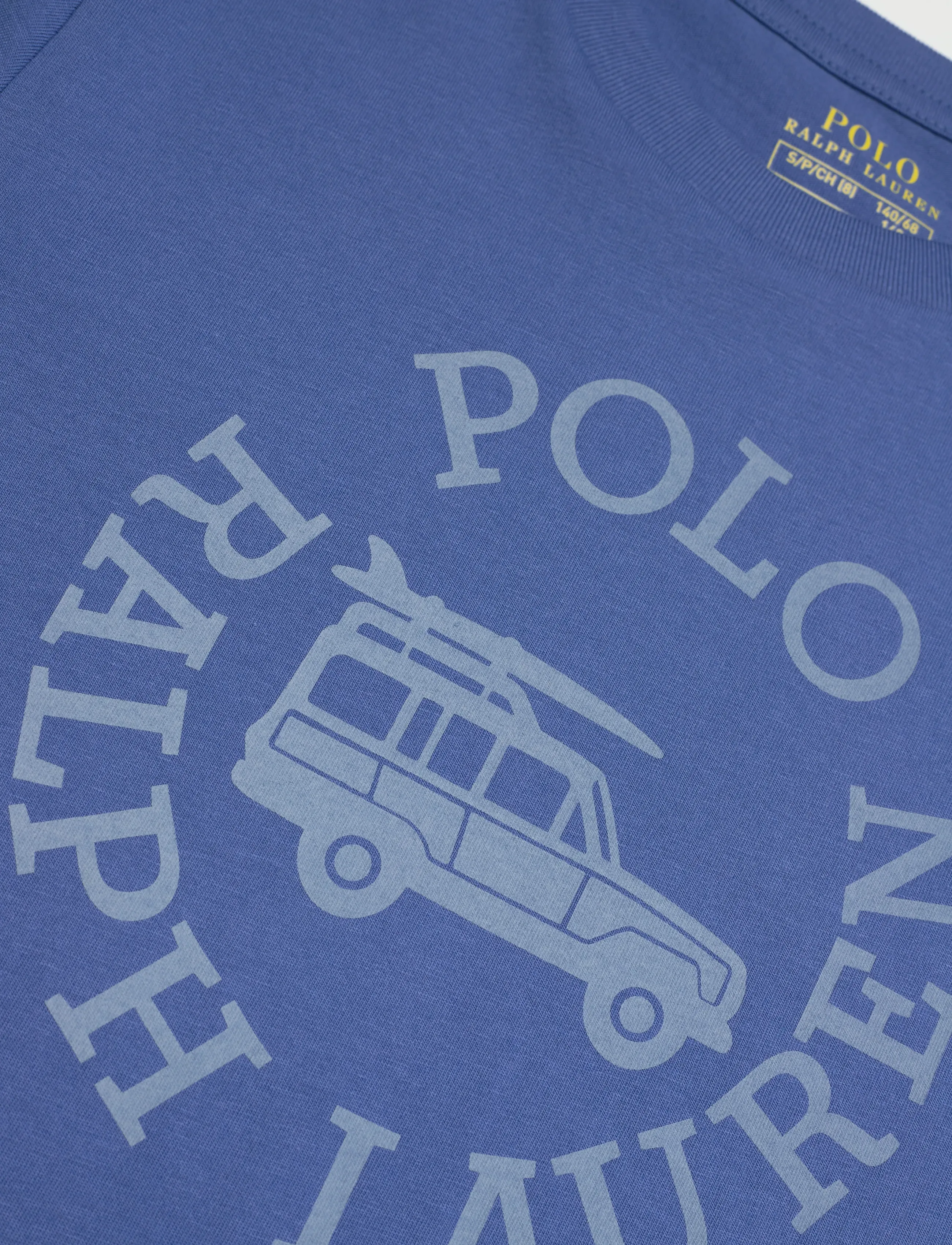 Ralph Lauren Kids - Logo Cotton Jersey Tee - kortærmede t-shirts - bai blue - 5