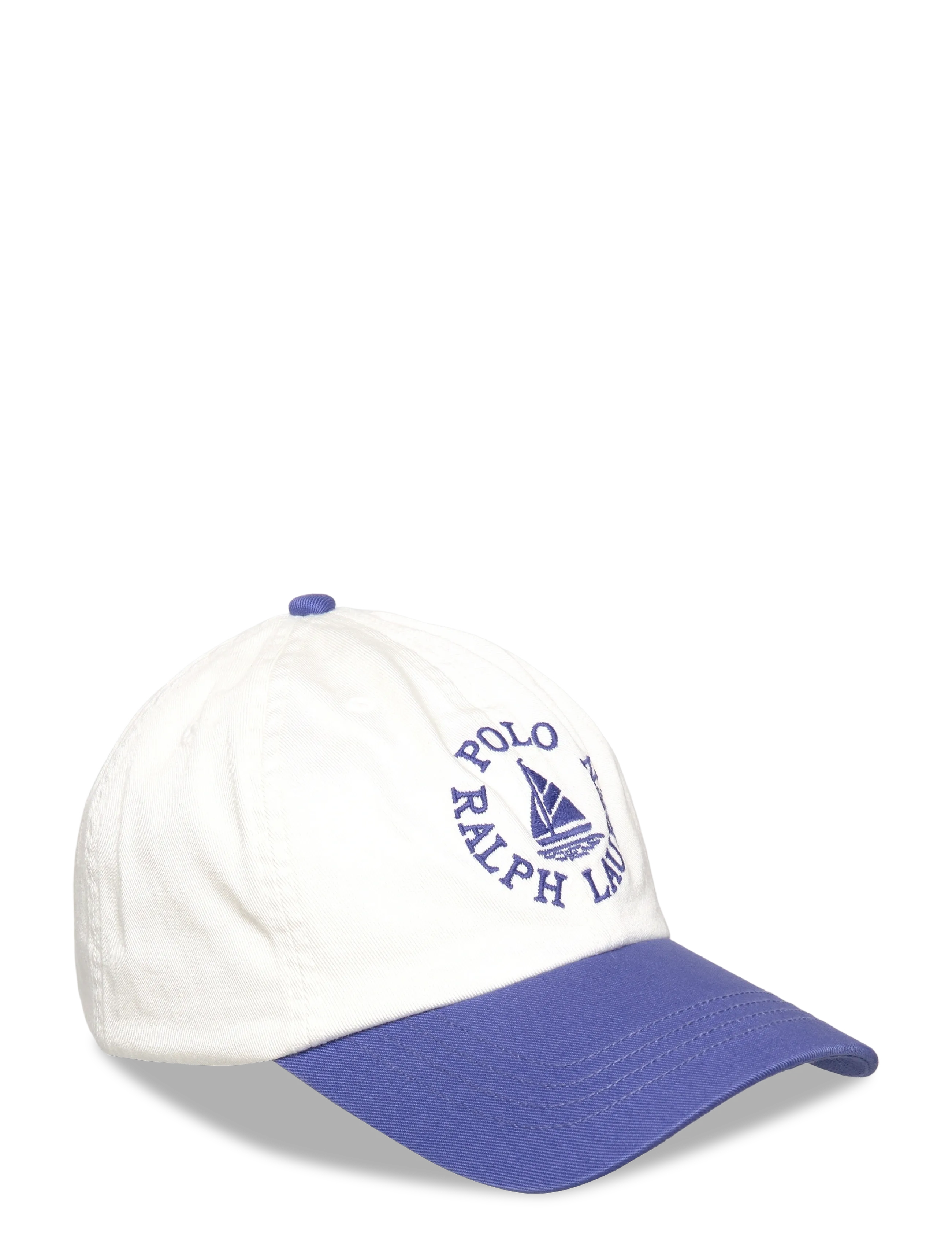Ralph Lauren Kids Logo Cotton Chino Ball Cap - Accessoires - DECKWASH WHITE/LI / white