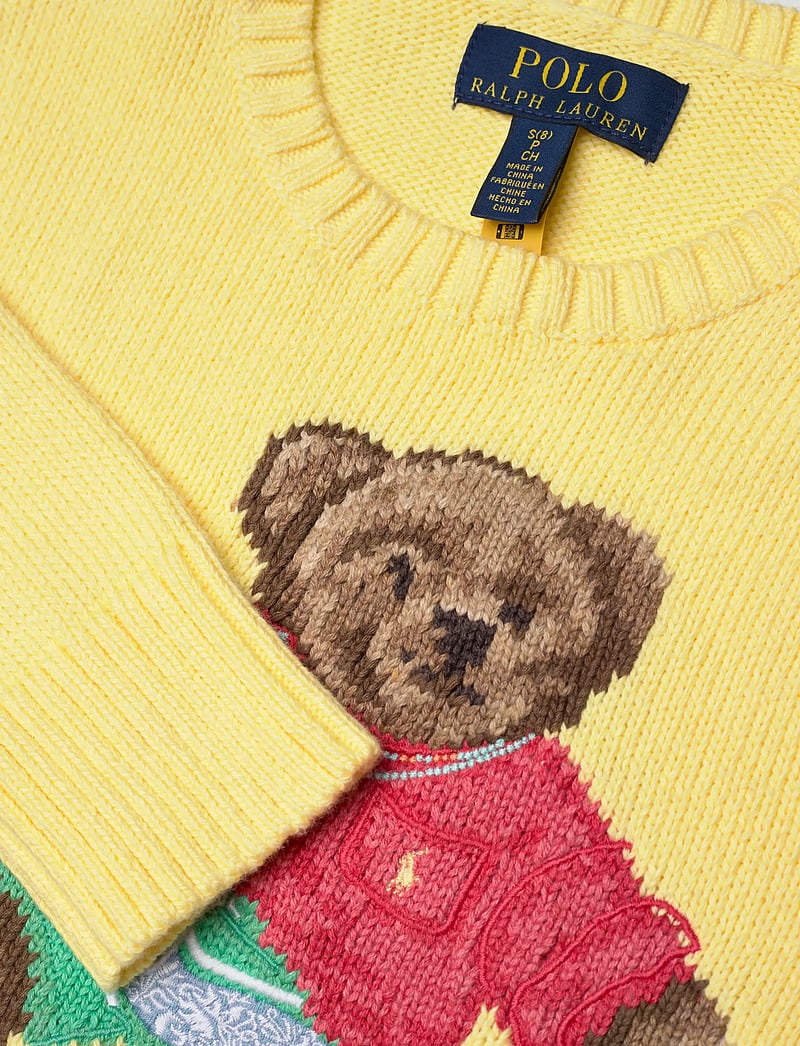 Ralph Lauren Kids - Polo Bear Cotton Sweater - pullover - resort gold - 2
