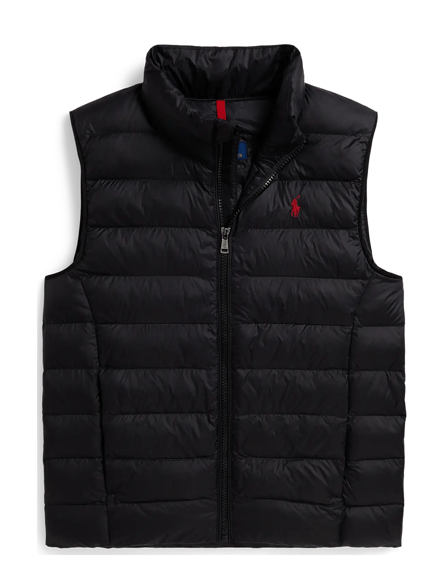 Ralph Lauren Kids - The Colden Packable Quilted Vest - acheter par âge - polo black - 0