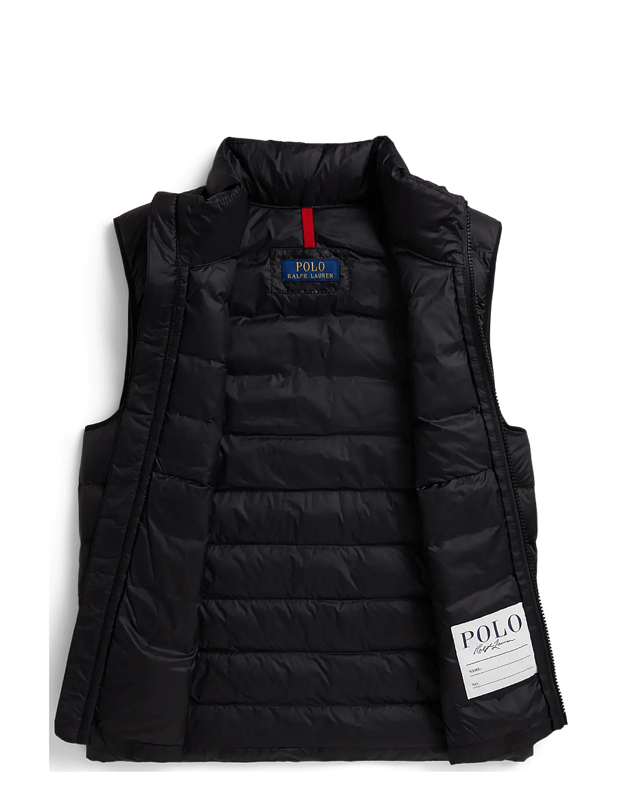 Ralph Lauren Kids - The Colden Packable Quilted Vest - acheter par âge - polo black - 2