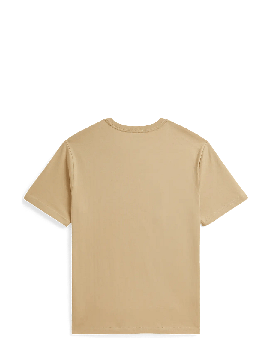Ralph Lauren Kids - Polo Bear Cotton Jersey Tee - lühikeste varrukatega t-särgid - tallow cream - 1