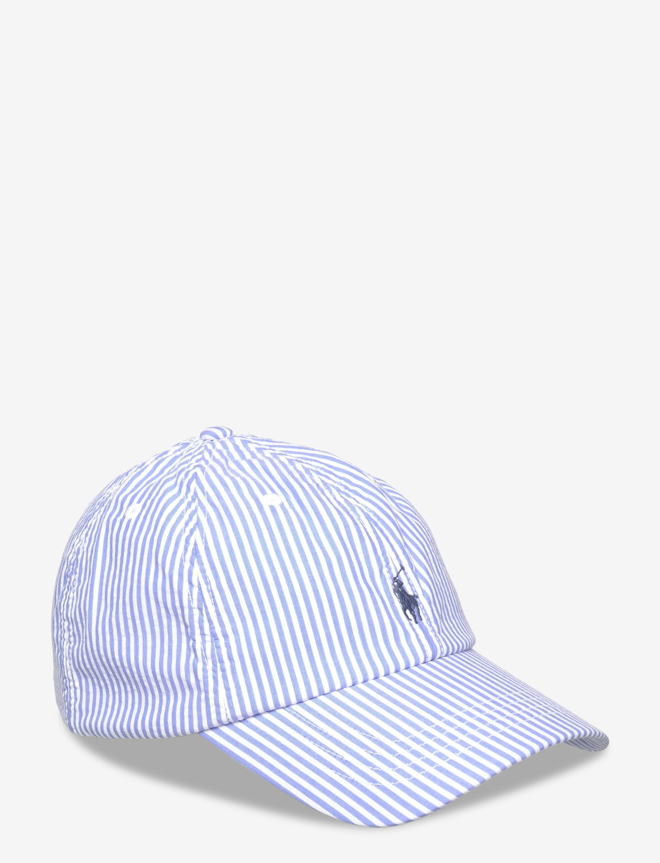 Ralph Lauren Kids - Striped Cotton Seersucker Ball Cap - kepsar - 7310a blue/white - 0