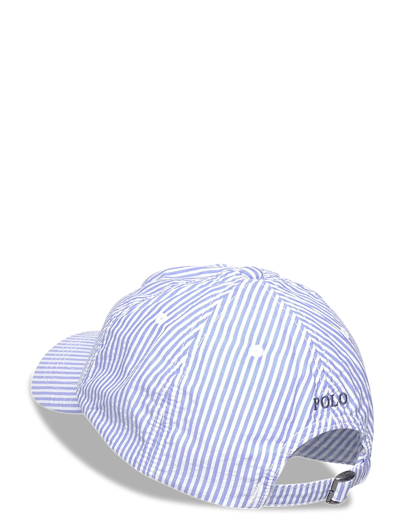 Ralph Lauren Kids - Striped Cotton Seersucker Ball Cap - kepsar - 7310a blue/white - 1
