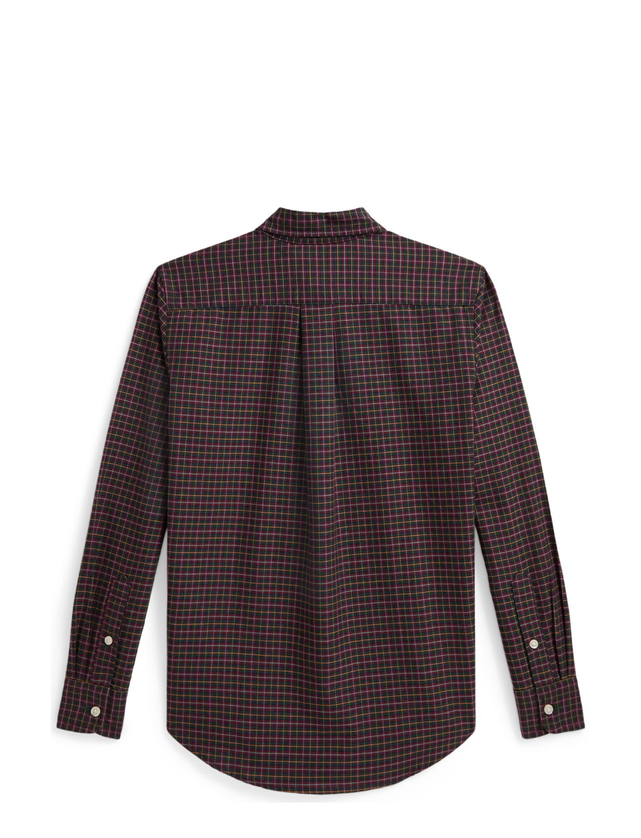Ralph Lauren Kids - Plaid Cotton Oxford Shirt - long-sleeved shirts - #b7331 green navy - 1