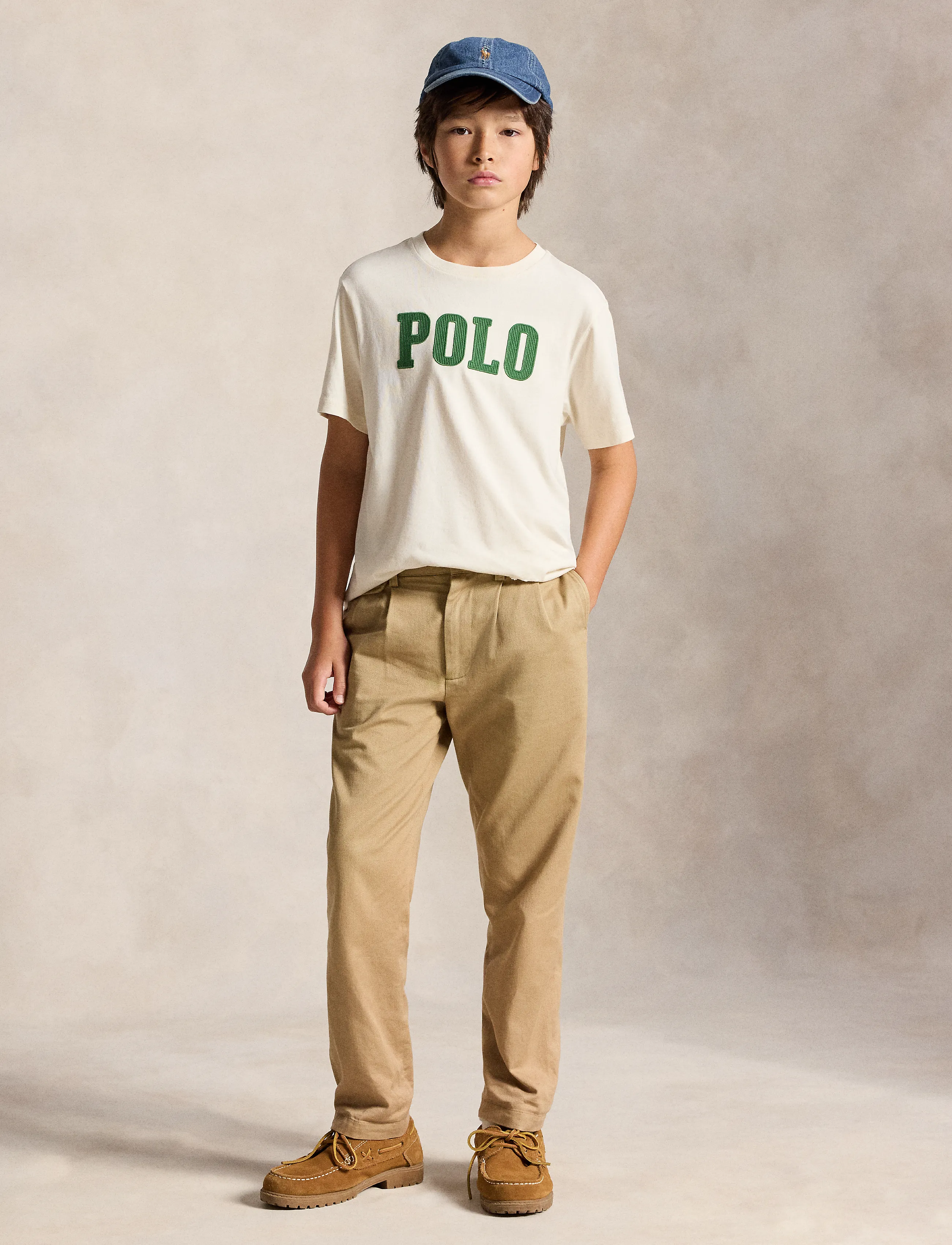 Ralph Lauren Kids - Logo Cotton Jersey Tee - estate cream - 3