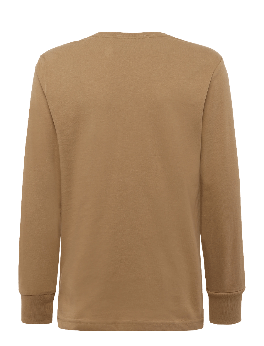 Ralph Lauren Kids - Polo Bear Cotton Jersey Tee - langärmelig - camel - 2