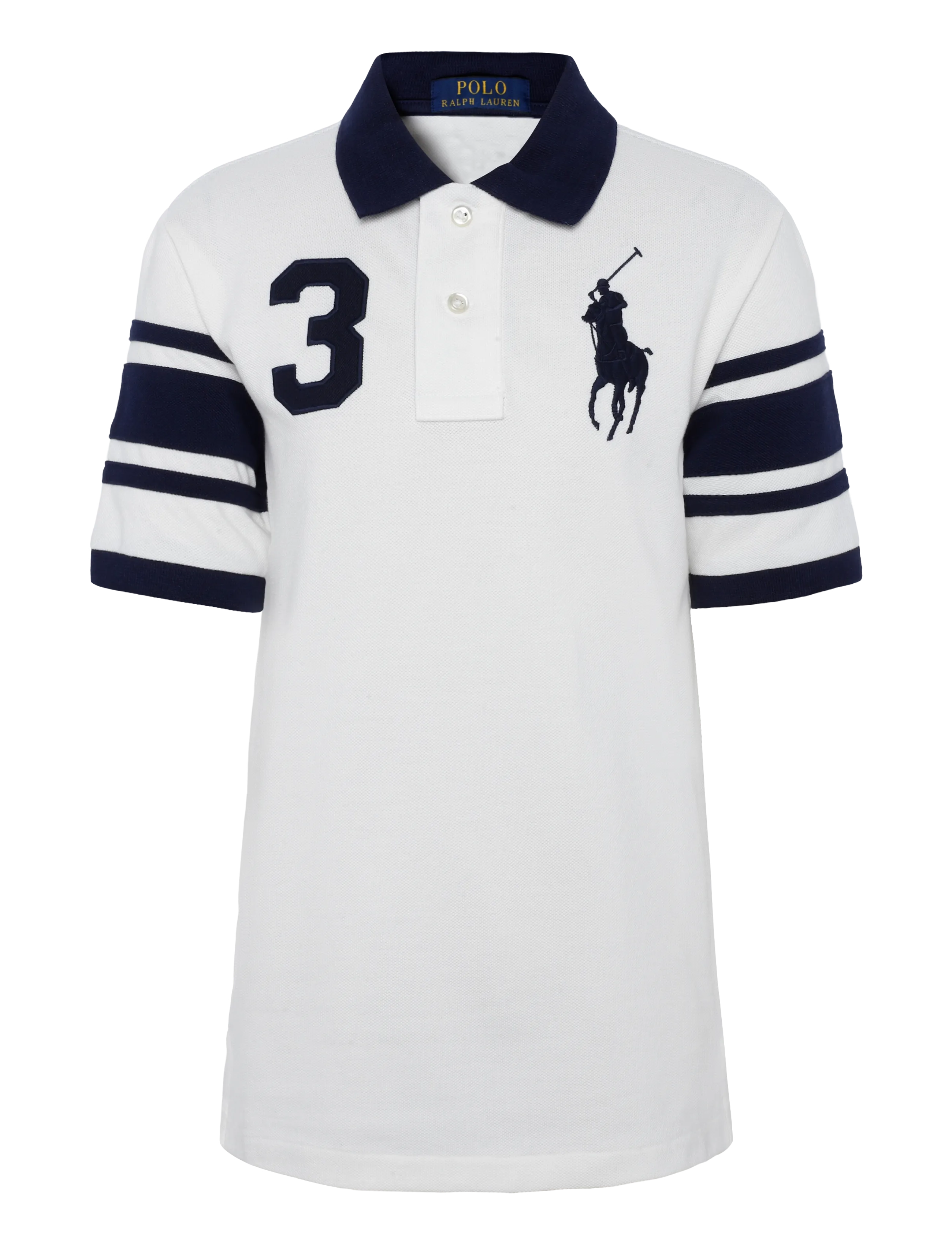 Ralph Lauren Kids 20/1 MESH-KNT-POLO - Tagasi kooli - NEVIS / white
