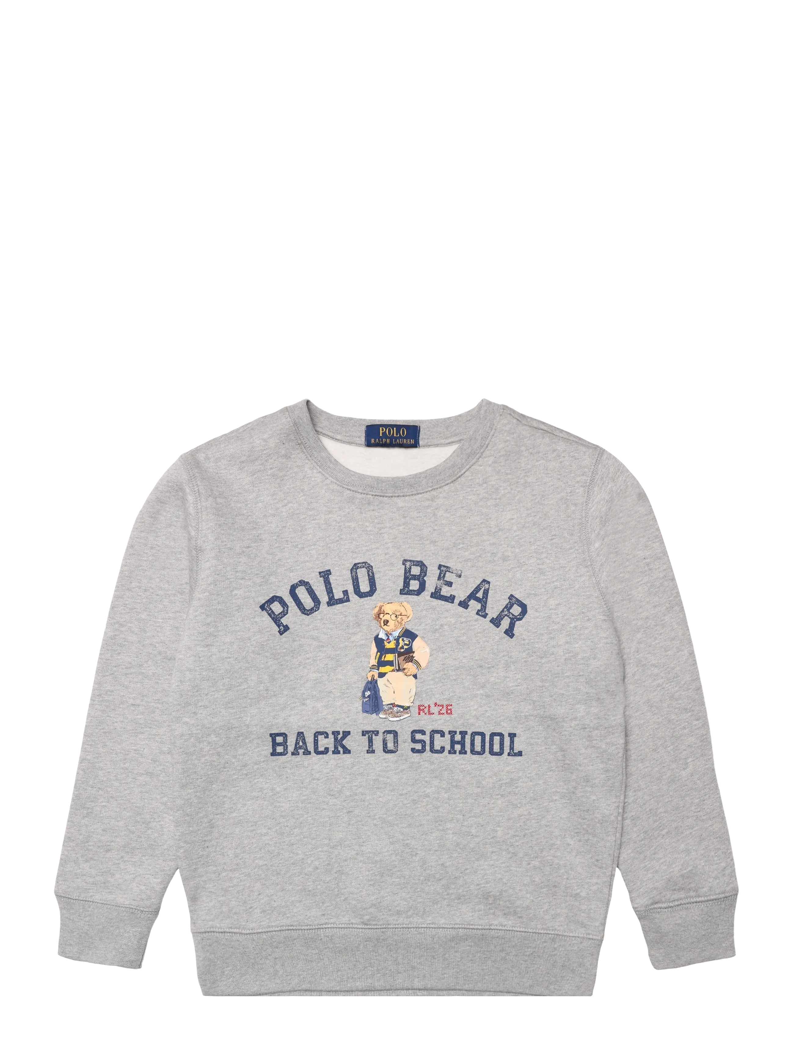Ralph Lauren Kids Polo Bear Fleece Sweatshirt - Kids 98-134 - ANDOVER HEATHER / grey