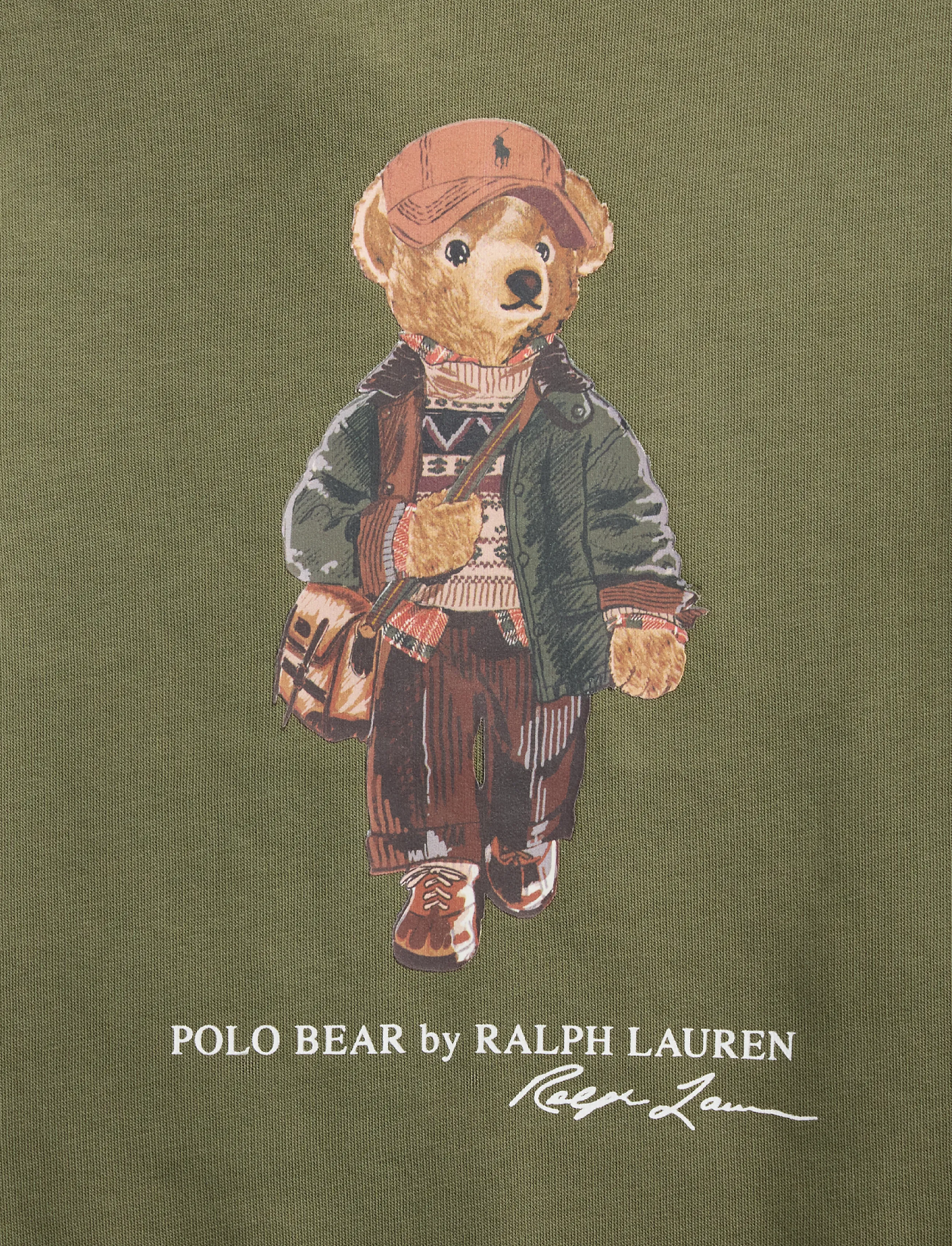 Ralph Lauren Kids - Polo Bear Fleece Sweatshirt - sweatshirts - cruise olive - 2