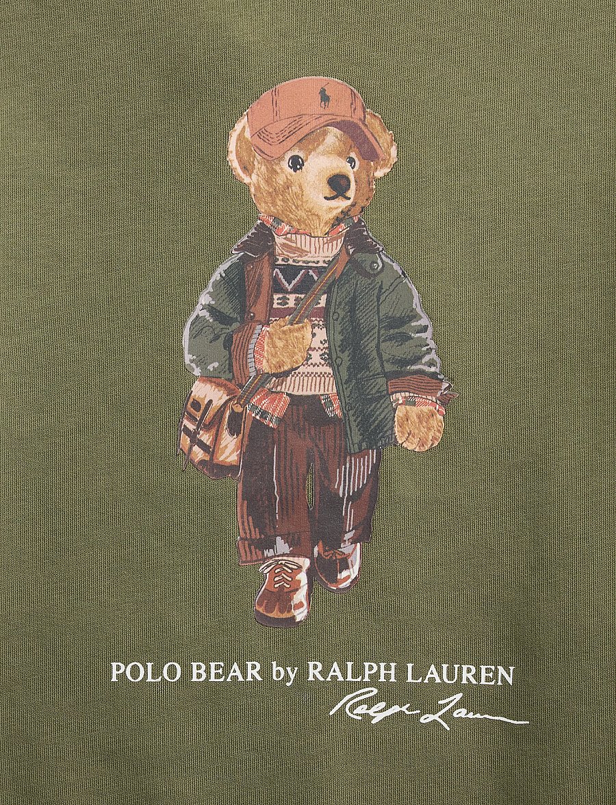 Ralph Lauren Kids - Polo Bear Fleece Sweatshirt - sweatshirts - cruise olive - 2