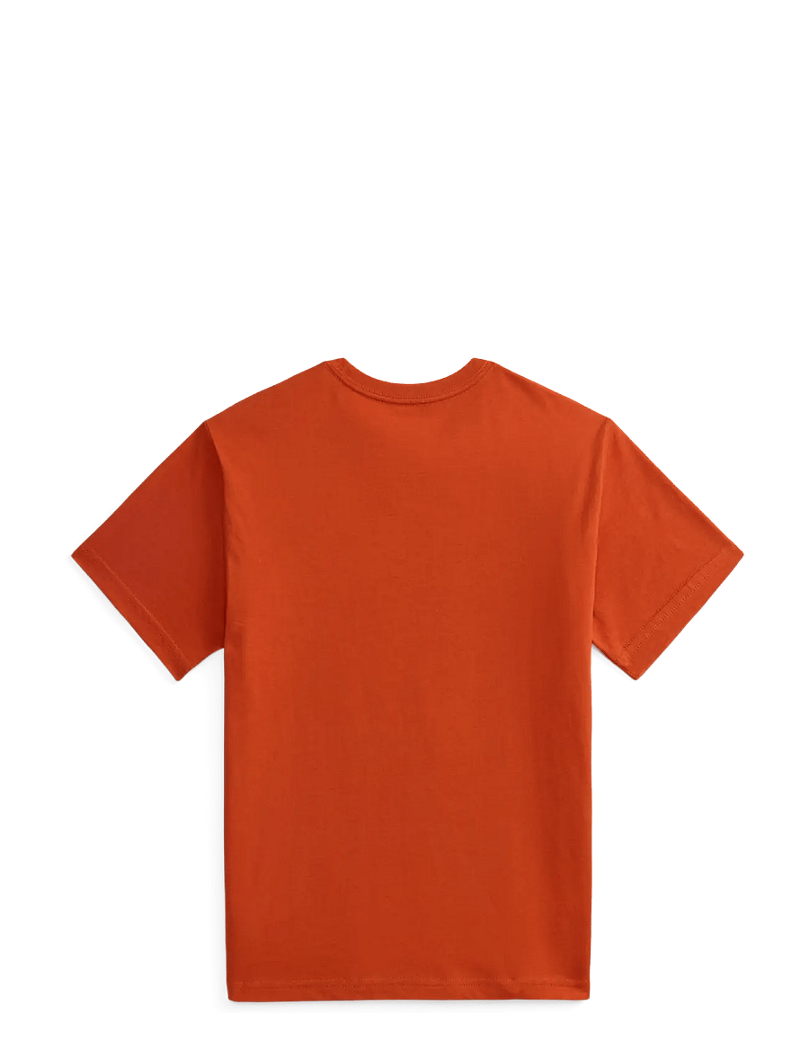 Ralph Lauren Kids - Polo Bear Cotton Jersey Tee - kurzärmelige - varsity orange - 1