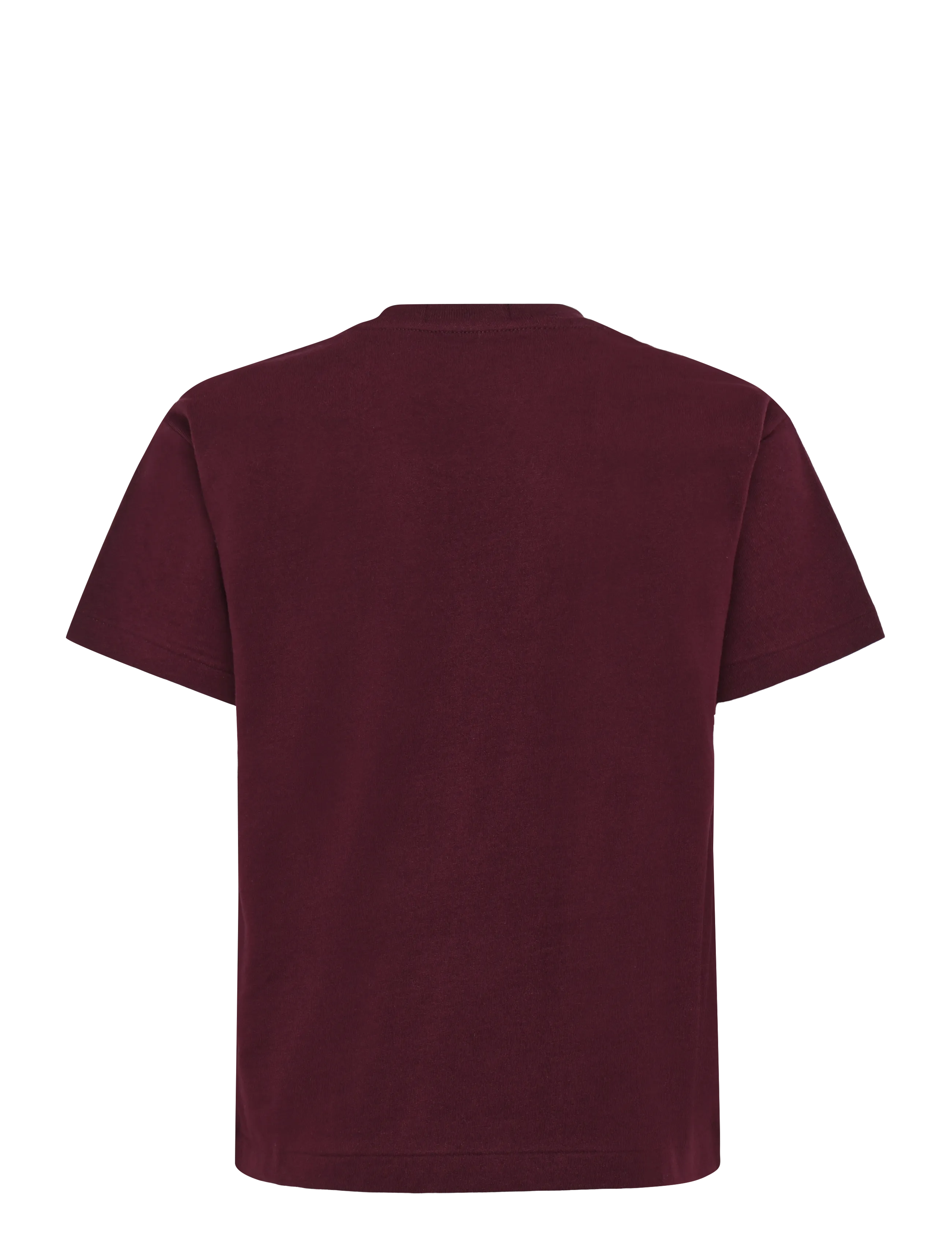 Ralph Lauren Kids - HVY WT JERSEY-KNT-T-SHIRT - kortärmade t-shirts - rich ruby - 1