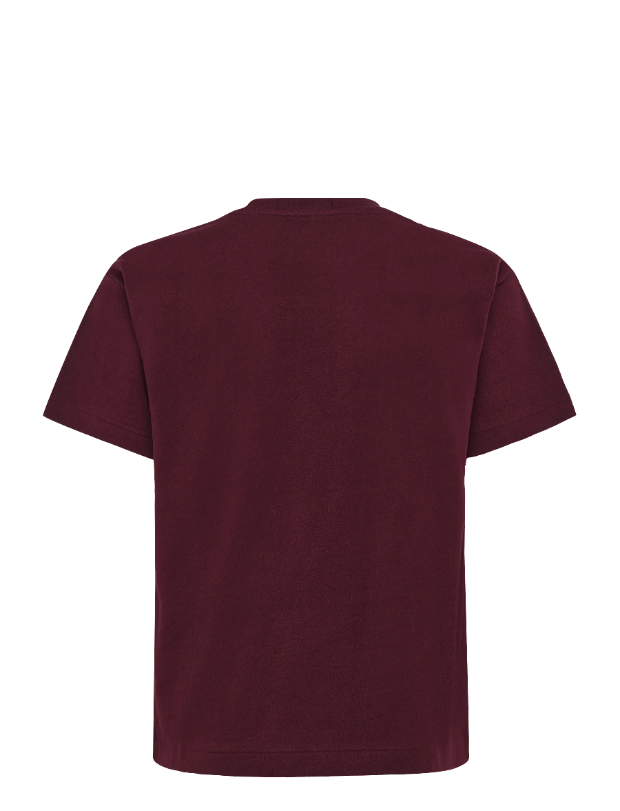 Ralph Lauren Kids - HVY WT JERSEY-KNT-T-SHIRT - kurzärmelige - rich ruby - 1