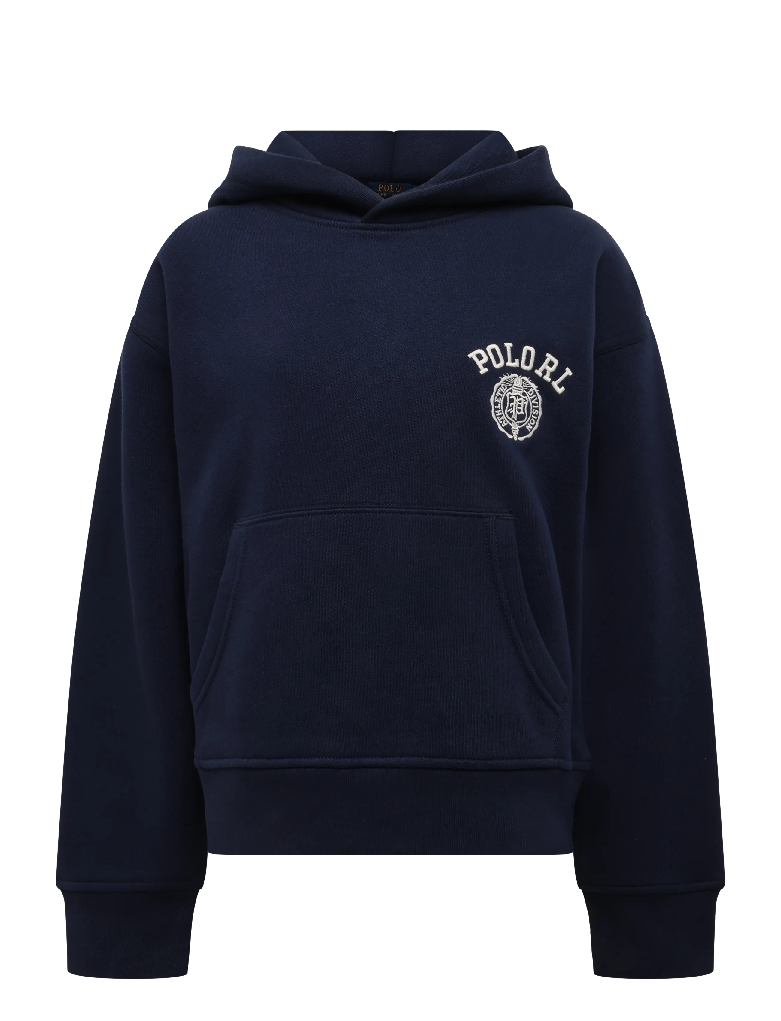Ralph Lauren Kids Big Fit Logo Fleece Hoodie, M, Sweatshirts & Hoodies, Marineblau - Kinder