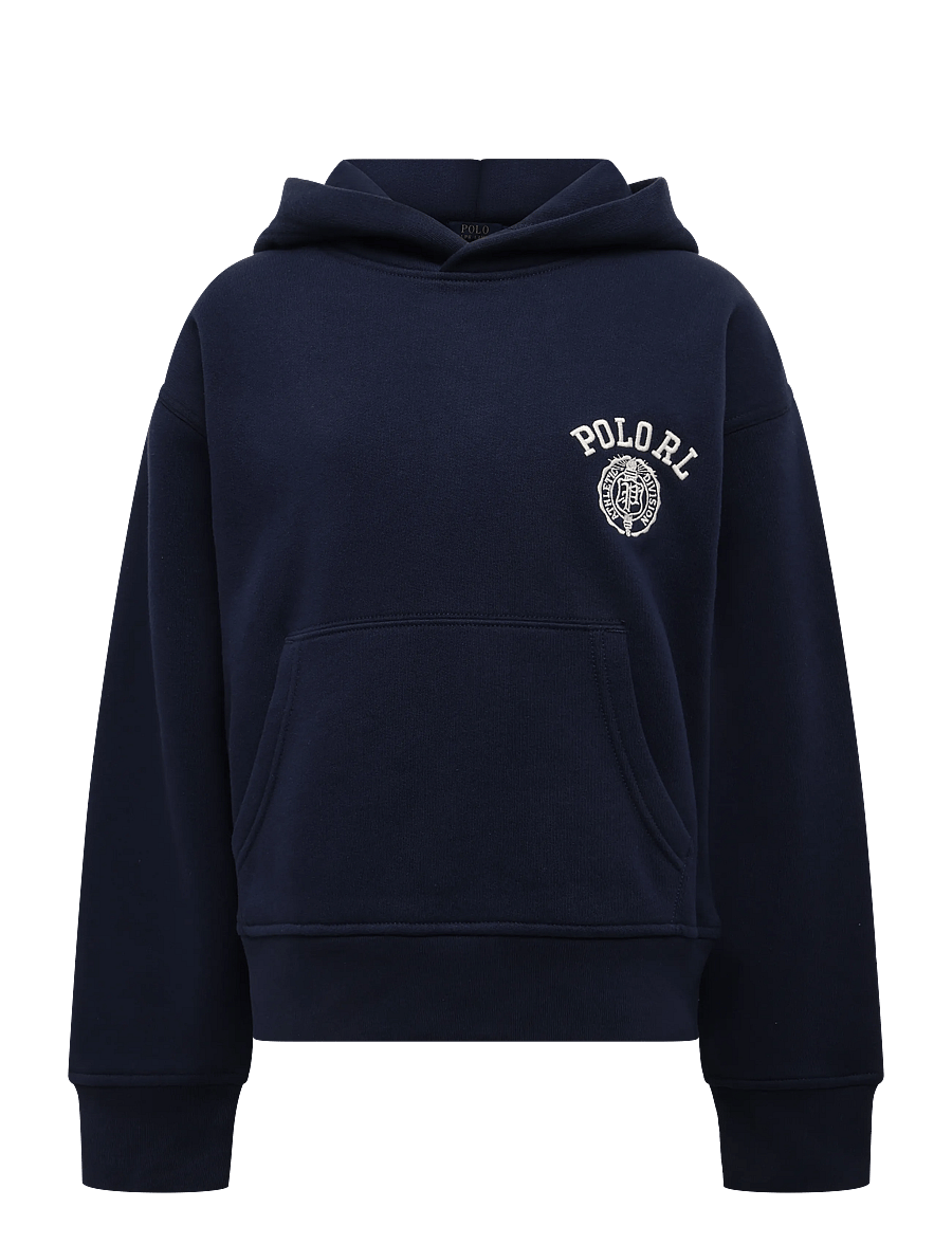 Ralph Lauren Kids - Big Fit Logo Fleece Hoodie - kapuzenpullover - refined navy - 0