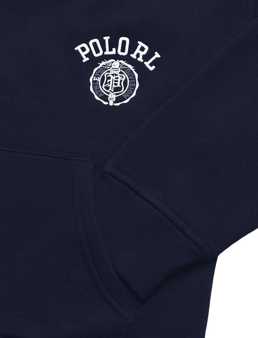Ralph Lauren Kids - Big Fit Logo Fleece Hoodie - kapuzenpullover - refined navy - 3
