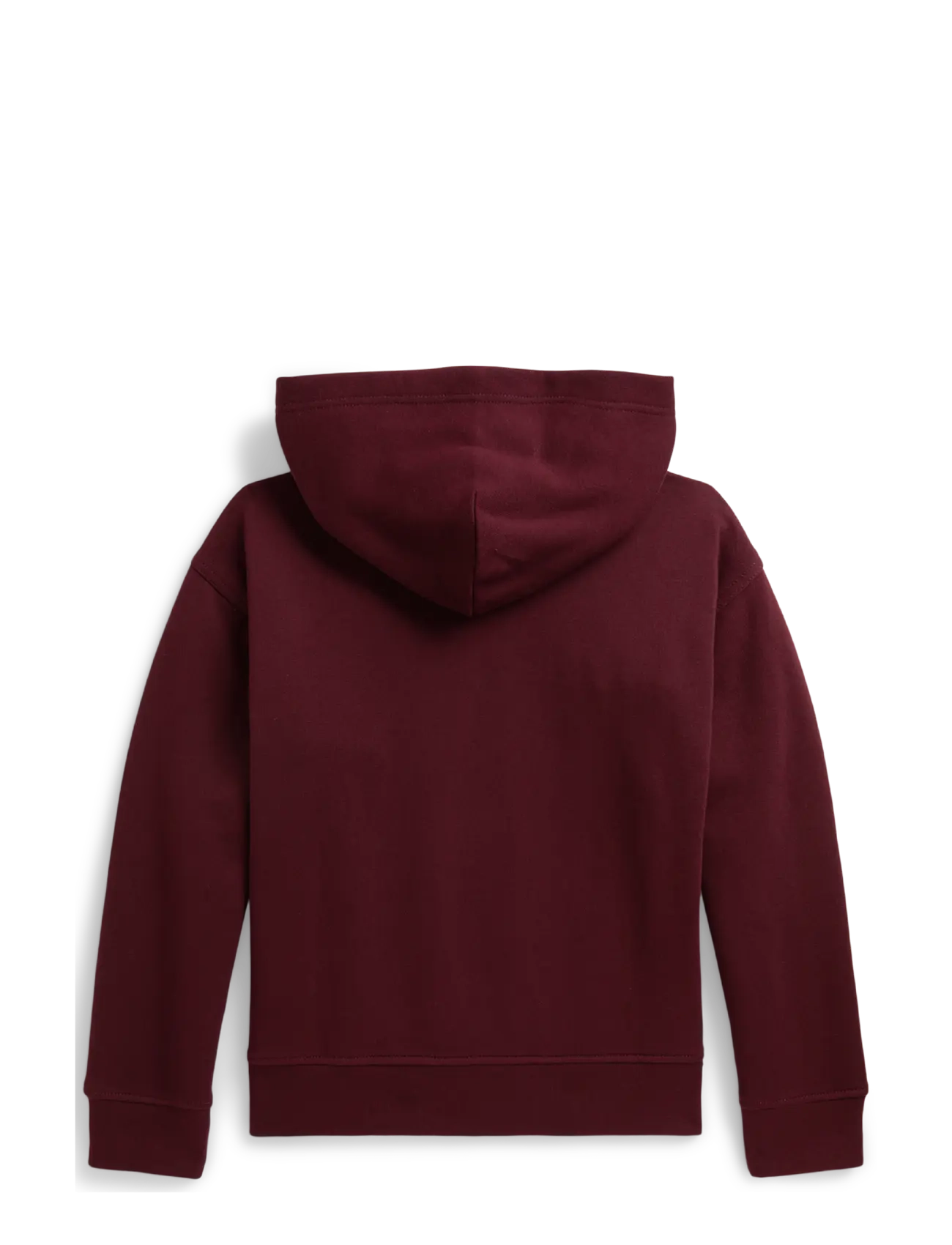 Ralph Lauren Kids - Big Fit Logo Fleece Hoodie - huvtröjor - rich ruby - 2