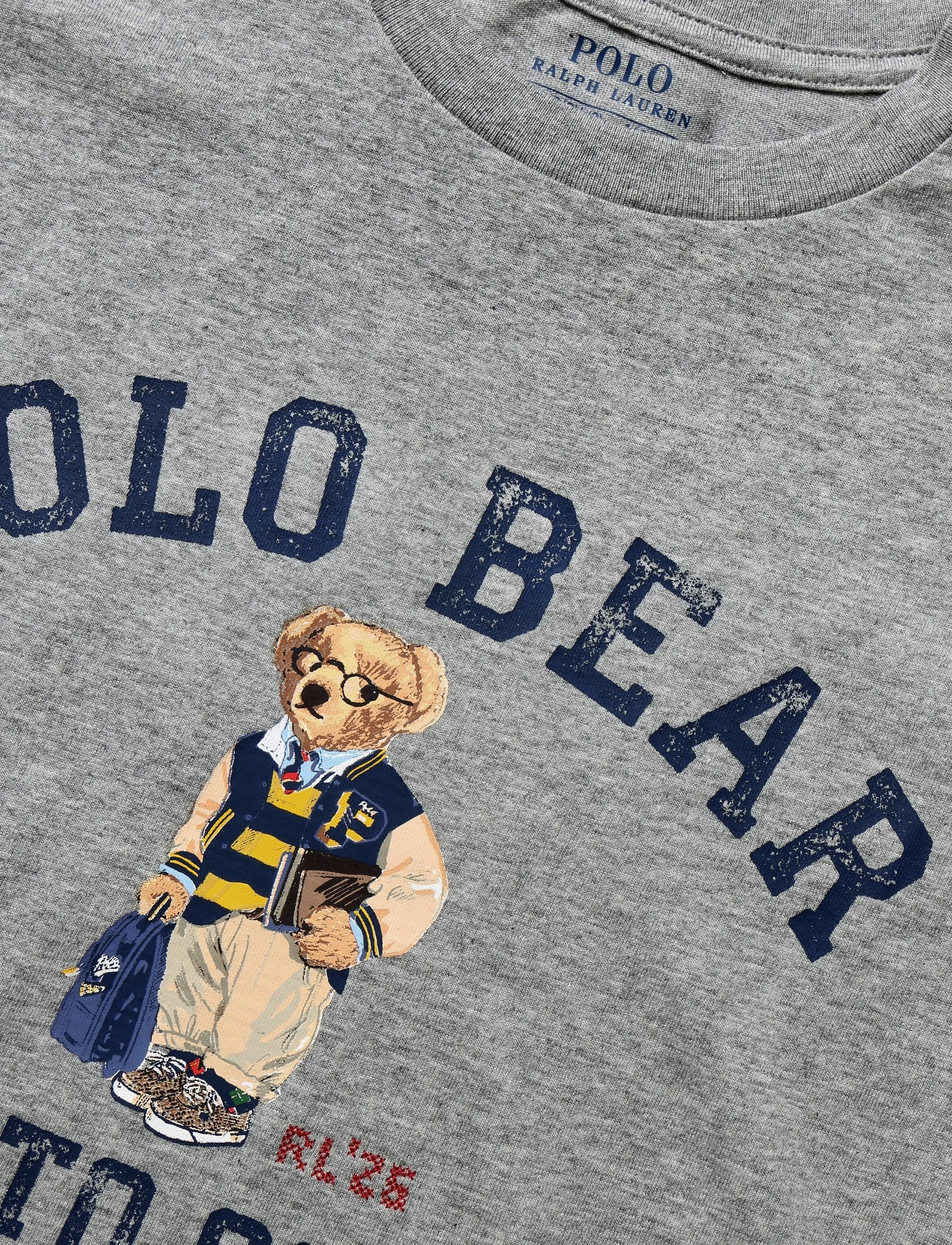 Ralph Lauren Kids - 26/1 JERSEY-KNT-T-SHIRT - kortærmede t-shirts - andover heather - 2