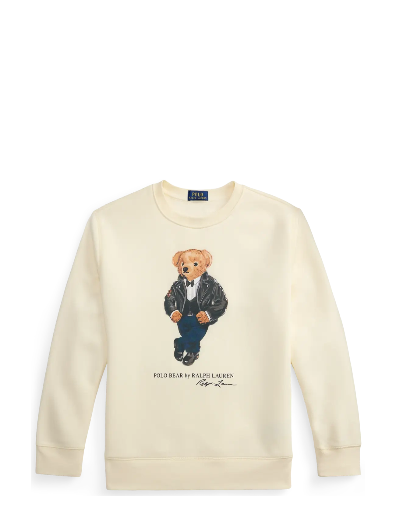 Ralph Lauren Kids Polo Bear Fleece Sweatshirt - Oberteile - CLUBHOUSE CREAM / cream