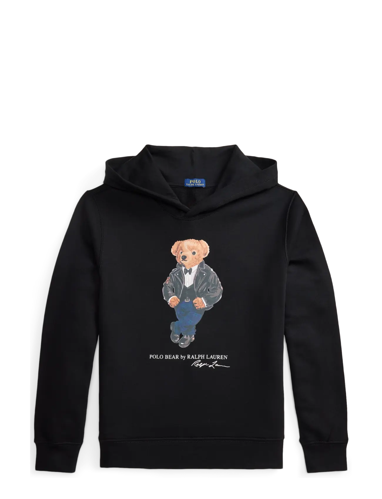 Ralph Lauren Kids Polo Bear Fleece Hoodie - Shop by age - POLO BLACK / black