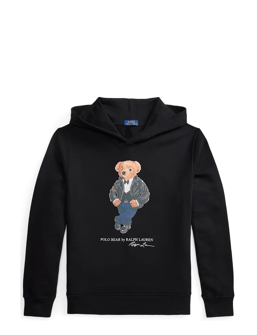 Ralph Lauren Kids - Polo Bear Fleece Hoodie - kapuzenpullover - polo black - 1