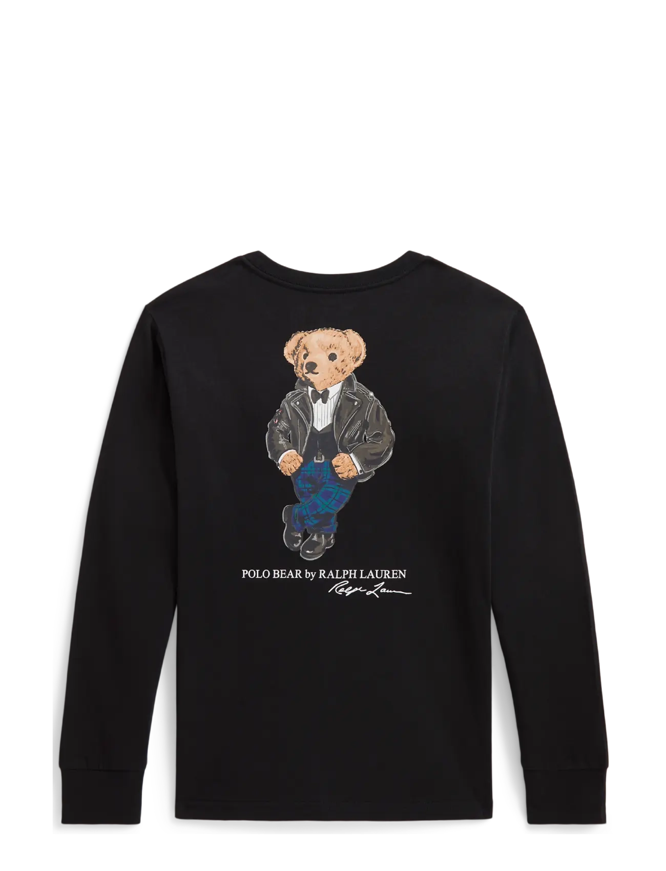 Ralph Lauren Kids - Polo Bear Cotton Long-Sleeve Tee - langärmelig - polo black - 1