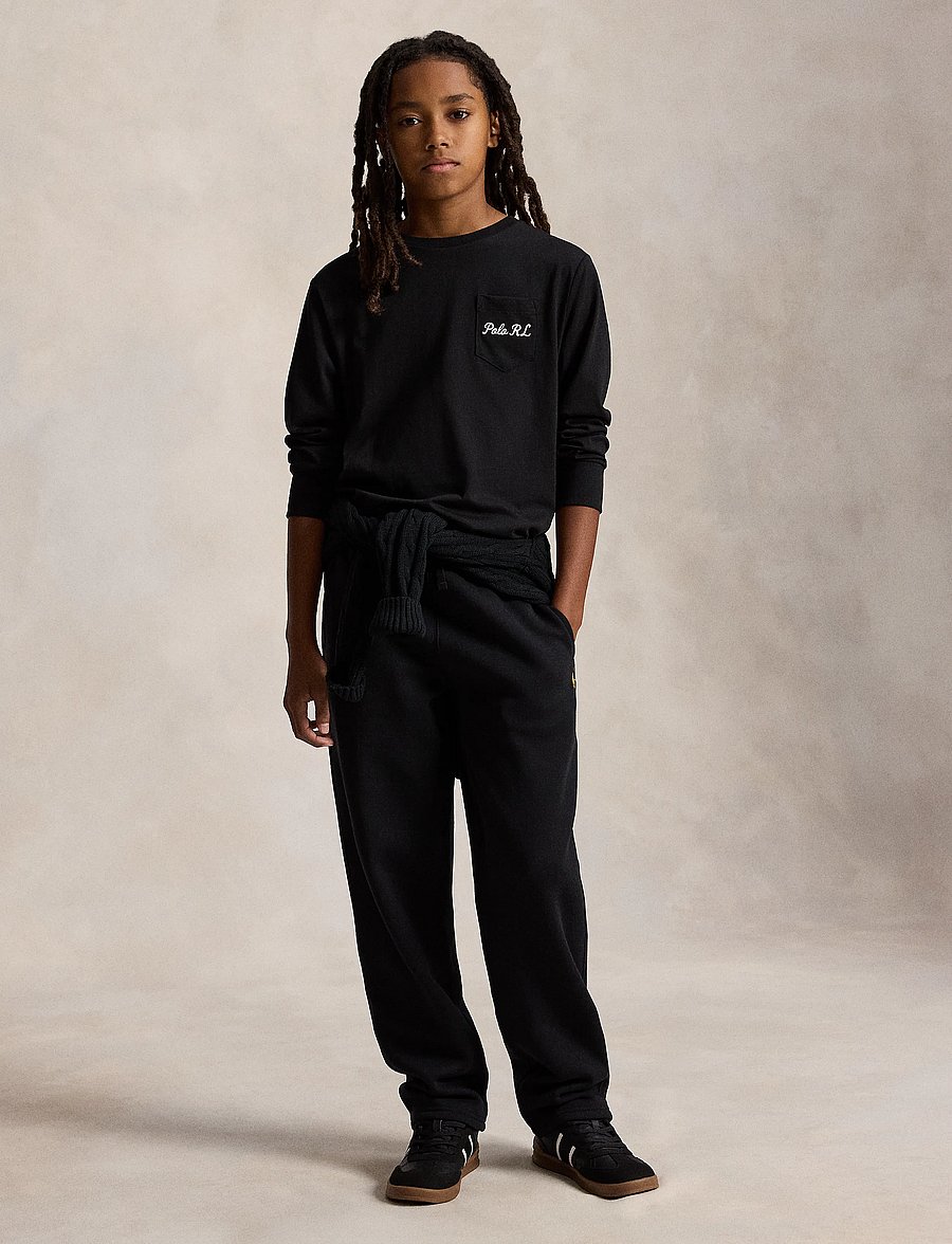 Ralph Lauren Kids - Polo Bear Cotton Long-Sleeve Tee - langärmelig - polo black - 4